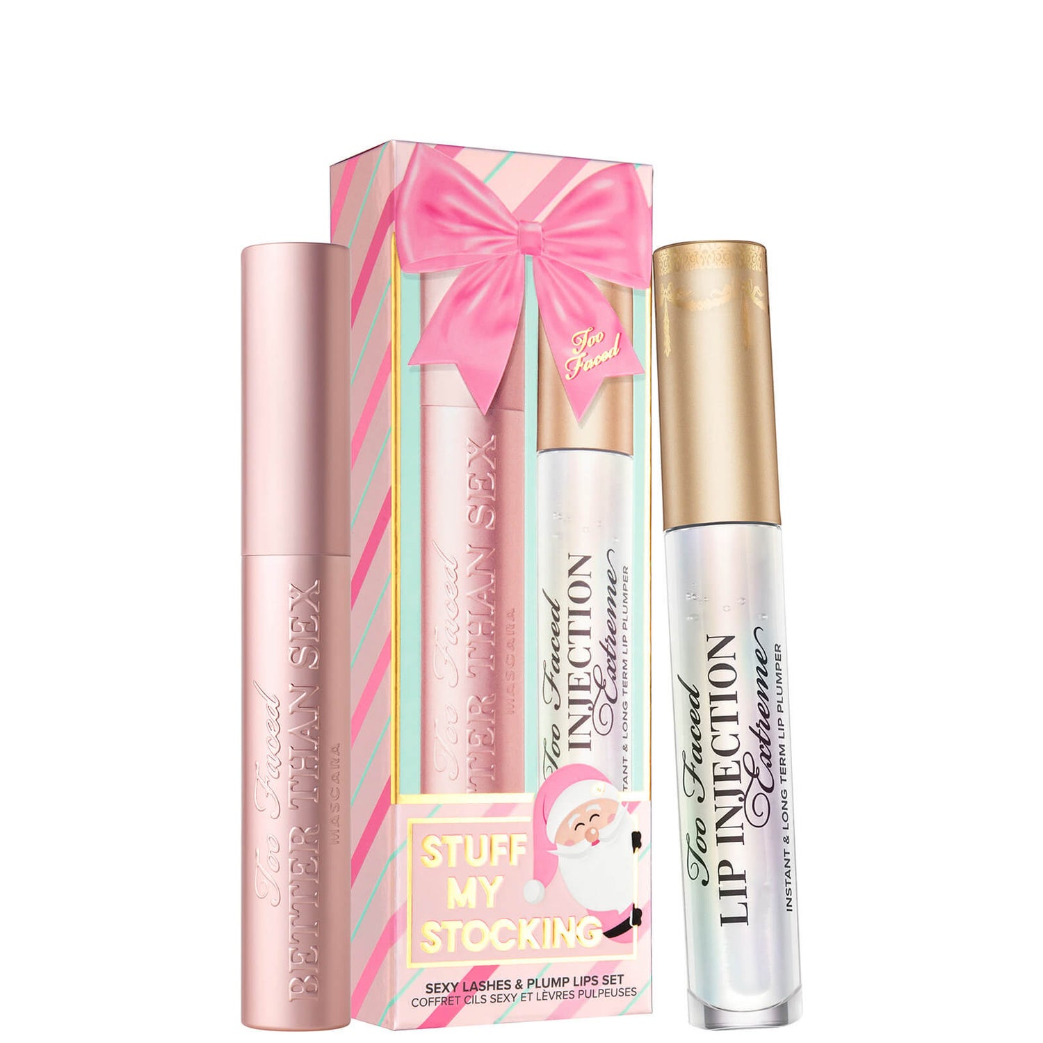 Too Faced Limited Edition Stuff My Stocking Mascara and Lip Plumper Set