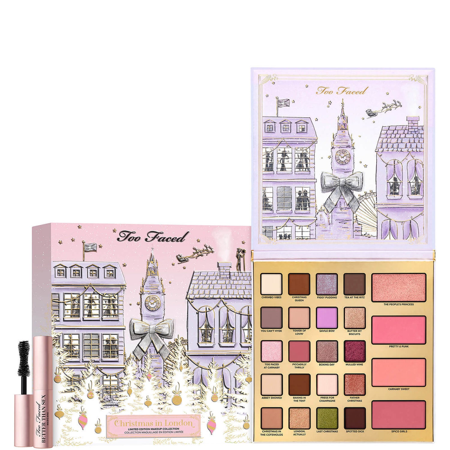 Too Faced Limited Edition Christmas in London Makeup Set LOOKFANTASTIC