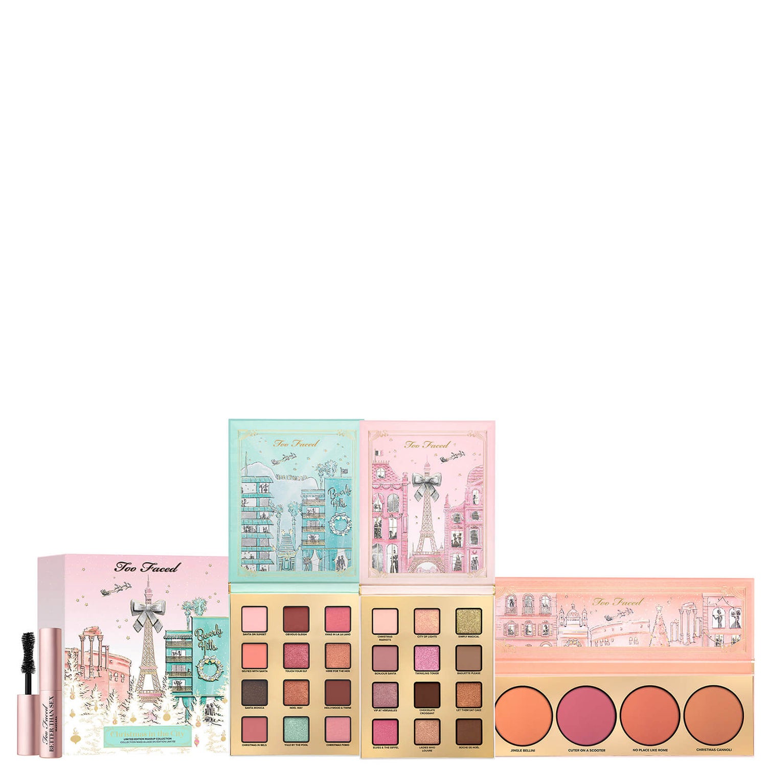 Too Faced Limited Edition Christmas in The City Makeup Set Free
