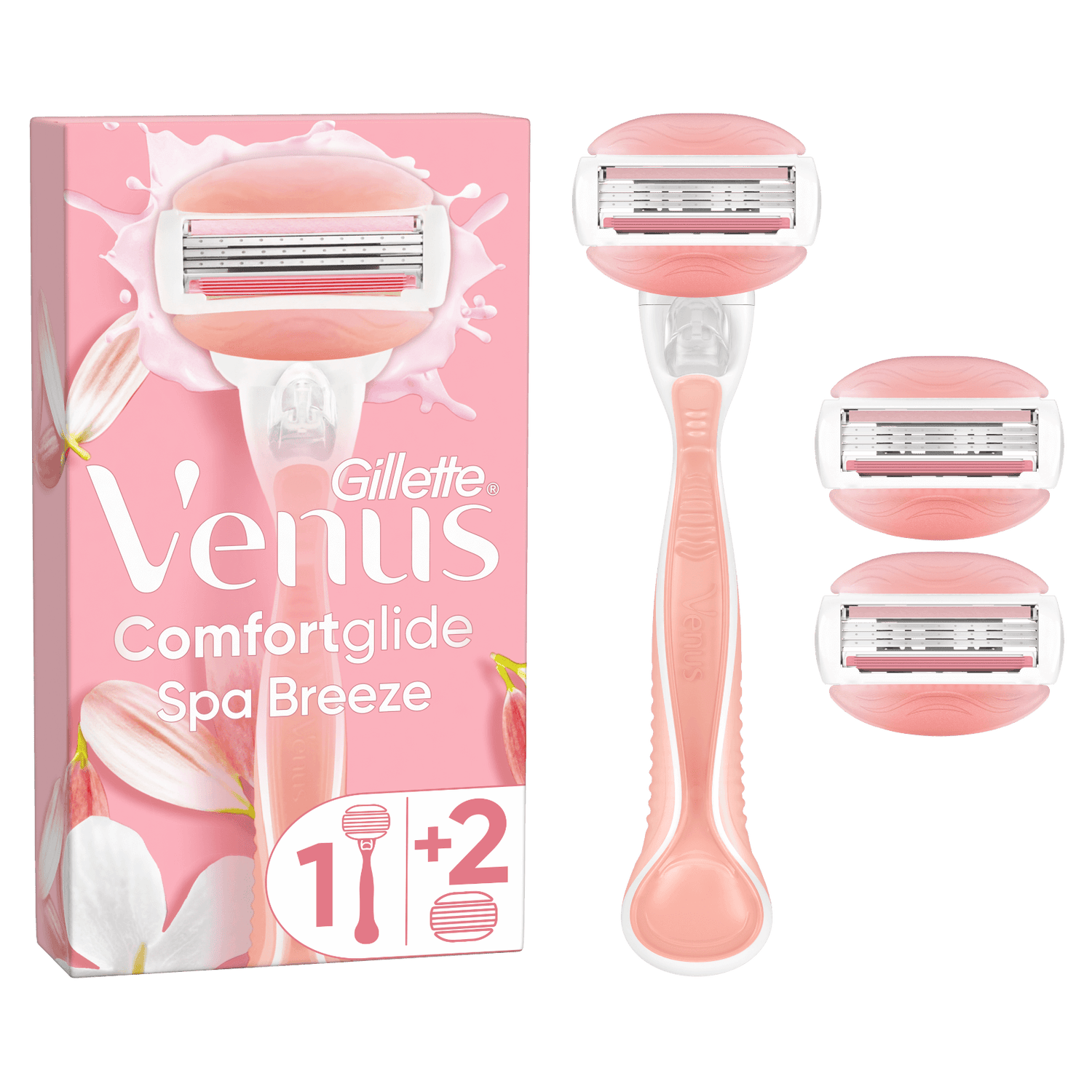 Venus ComfortGlide Spa Breeze Razor Starter Pack Venus UK