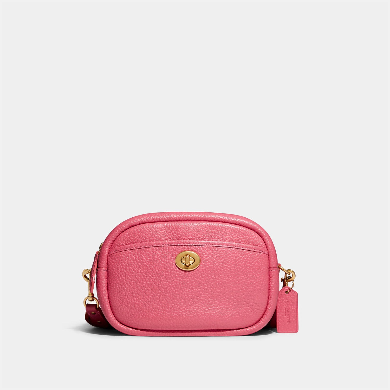 Coach Women's Soft Pebble Leather Camera Bag Watermelon