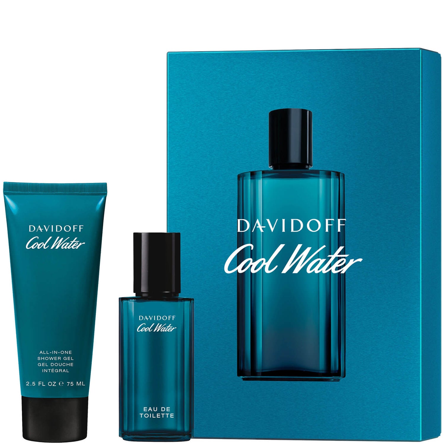 Davidoff Cool Water Man Eau De Toilette 40ml Gift Set lookfantastic