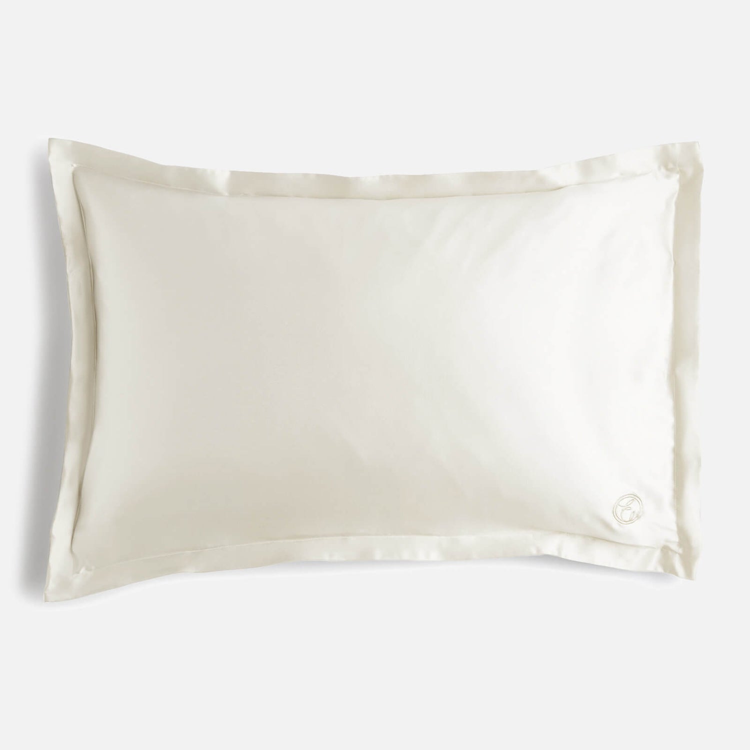 ESPA Home Oxford Edge Silk Pillowcase Pearl White Cult Beauty
