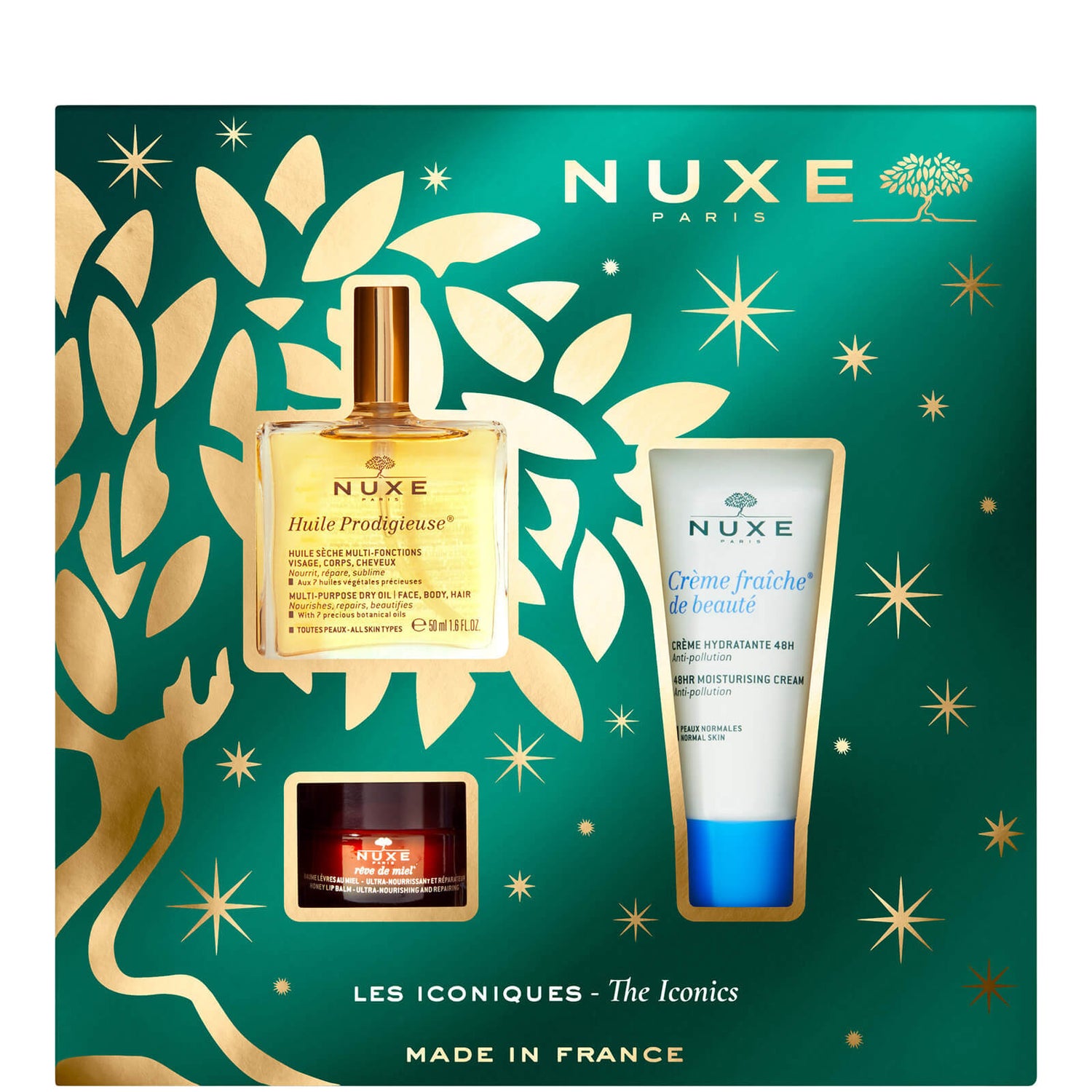 NUXE Face and Body Iconics Gift Set LOOKFANTASTIC