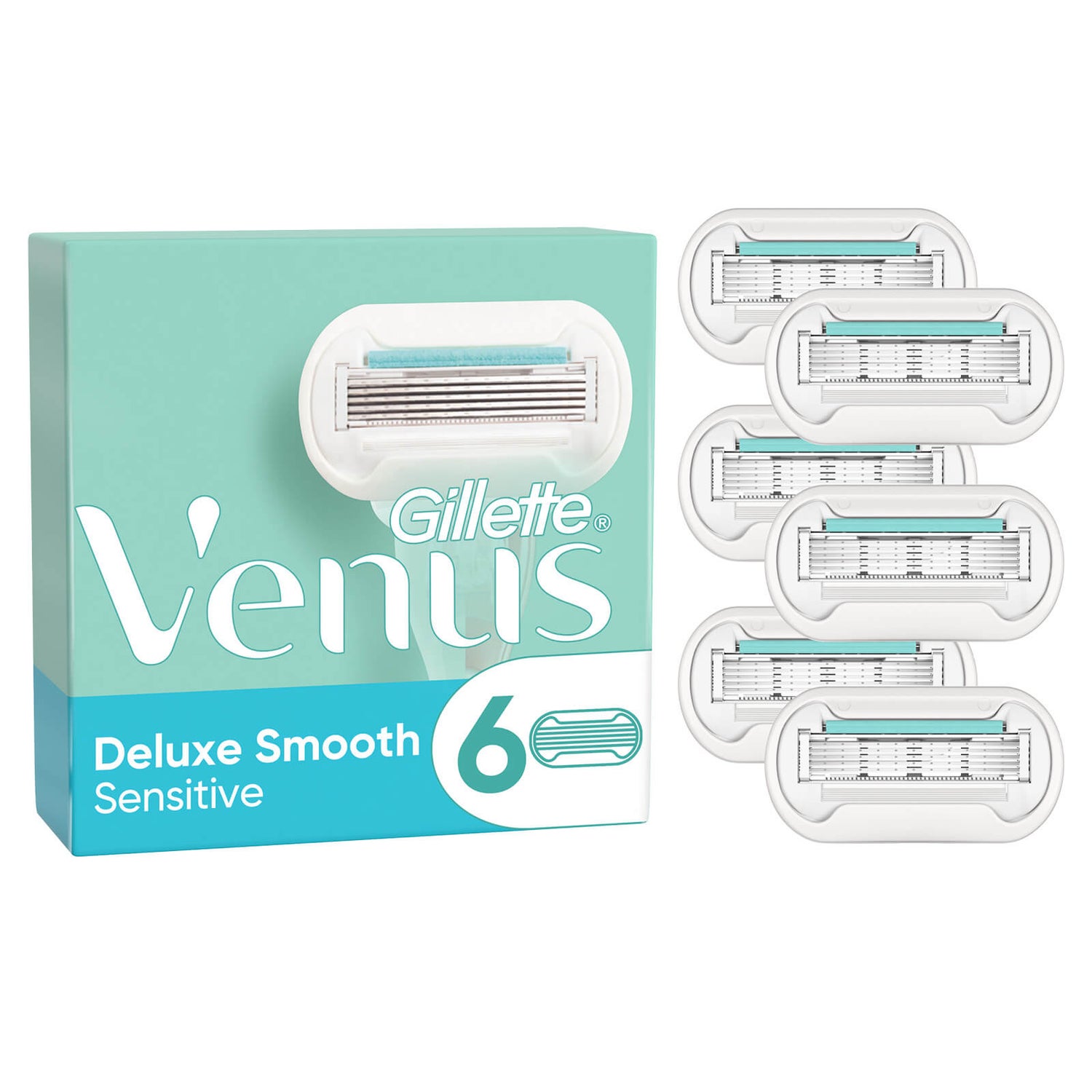 Venus Deluxe Smooth Sensitive women's razor blades Venus