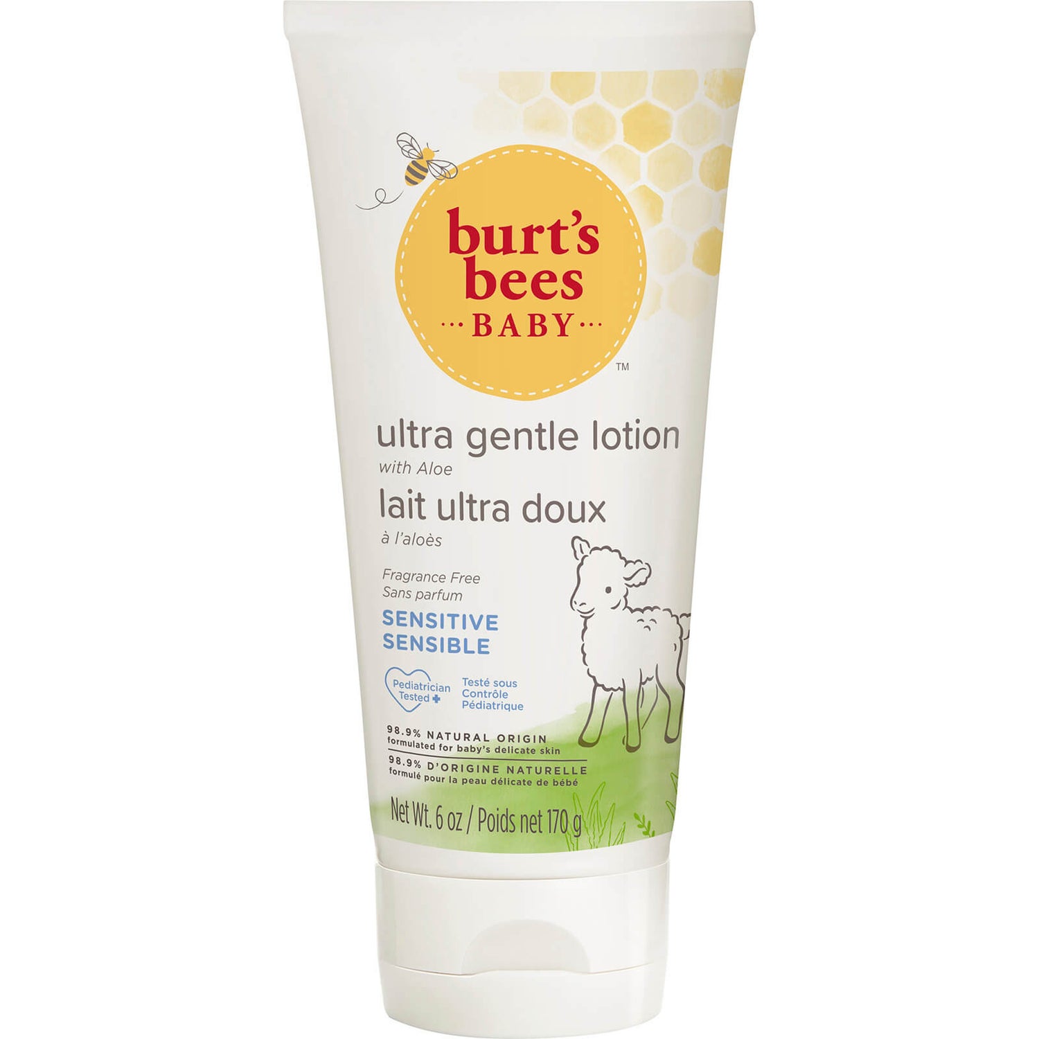 Burt's Bees Baby Ultra Gentle Lotion for Sensitive Skin LOOKFANTASTIC