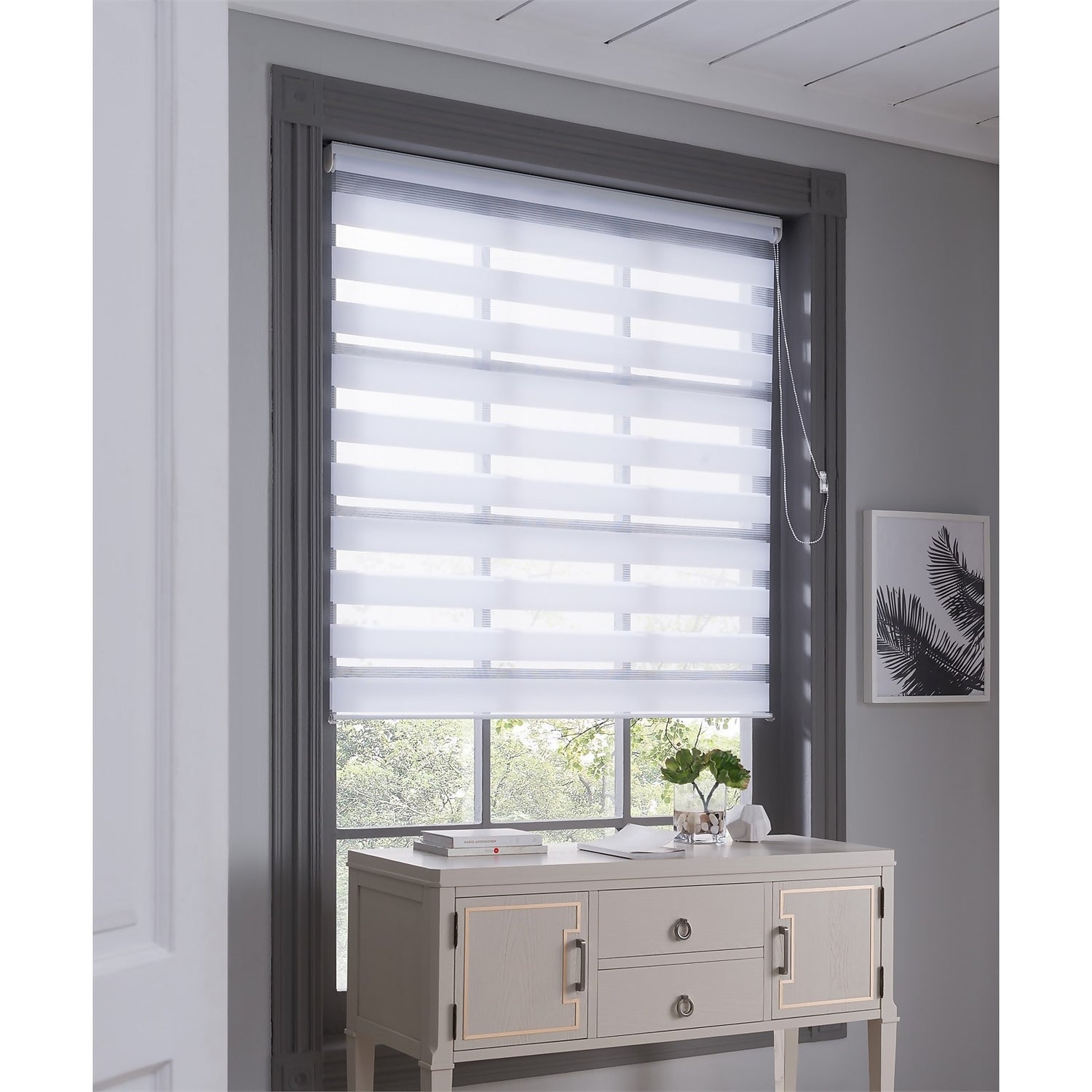 Night & Day Roller Blind White 90x160cm Homebase