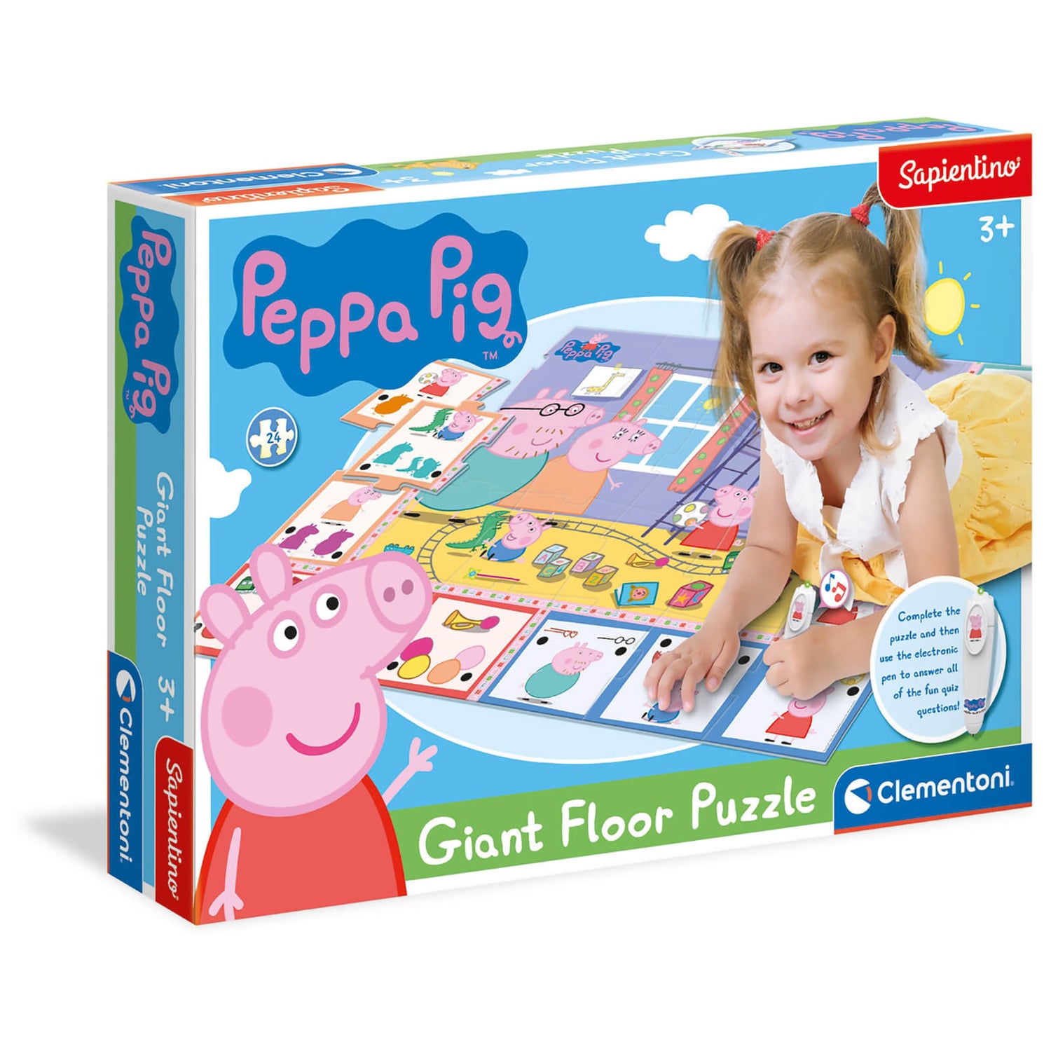 Clementoni Giant Educational Floor Puzzle Peppa Pig Toys Zavvi