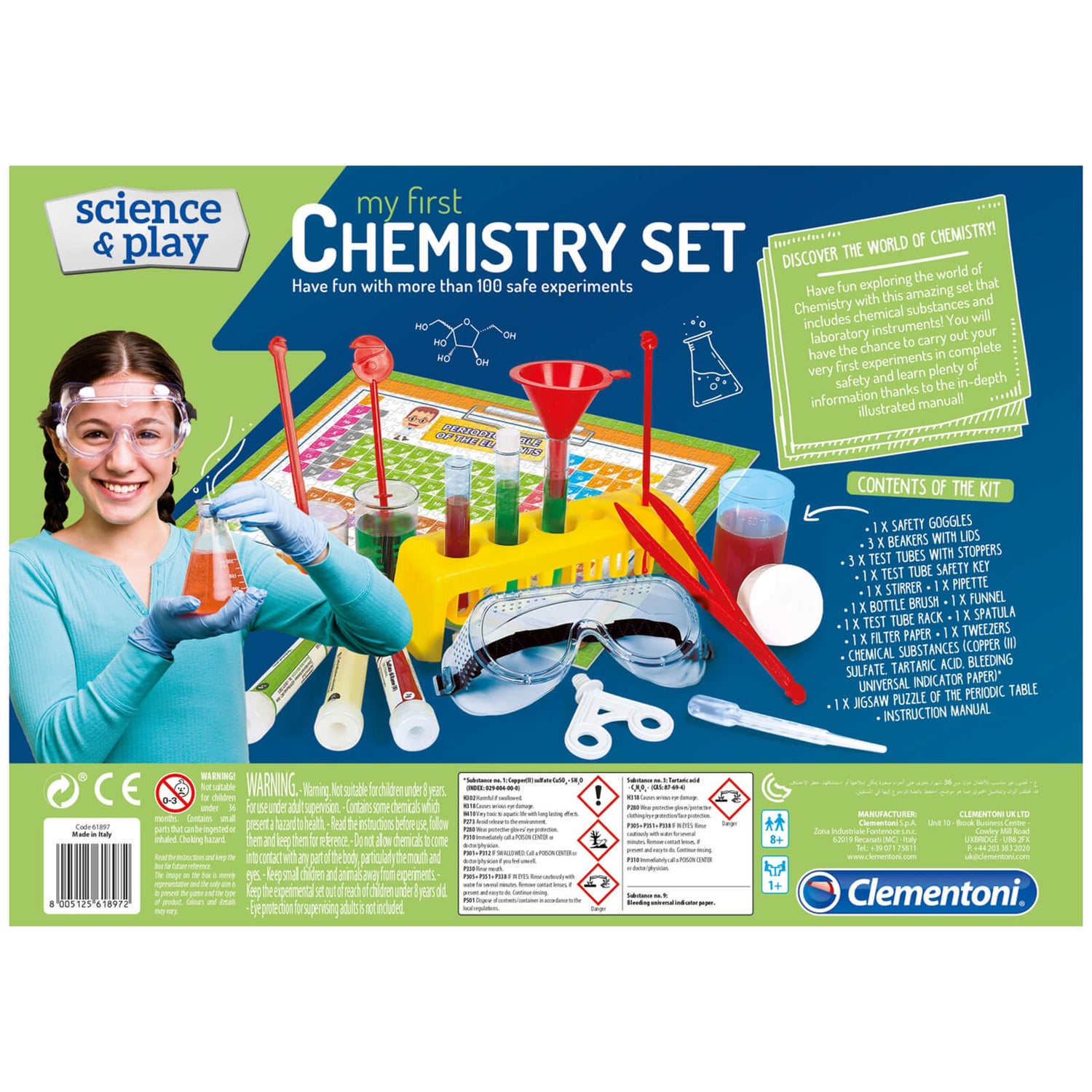 Clementoni Science & Play My First Chemistry Set Toys Zavvi UK