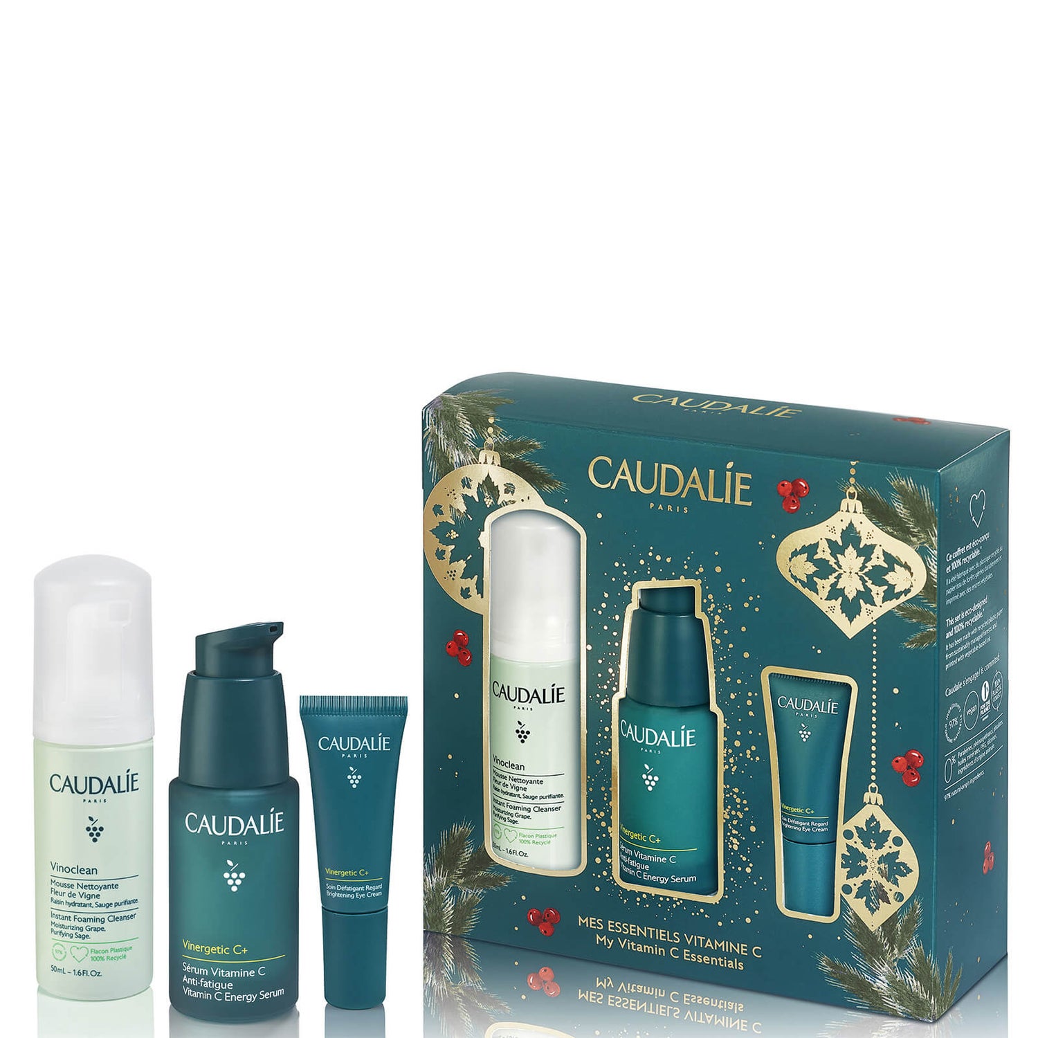 Caudalie Vinergetic C+ Vitamin C Essentials Christmas Set LOOKFANTASTIC