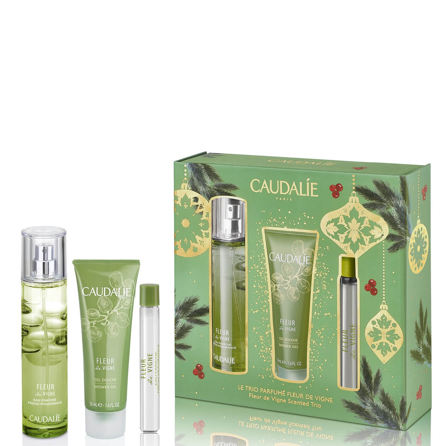 Caudalie Fleur De Vignes Fragrance and Body Trio Set LOOKFANTASTIC