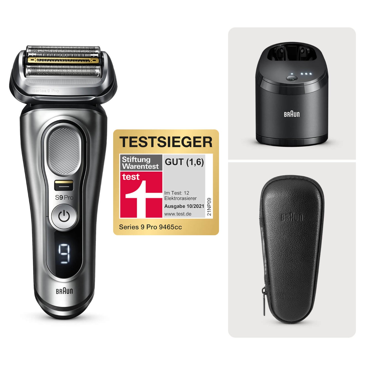 Braun Series 9 Pro 9465CC Men's Electric Shaver lookfantastic Singapore