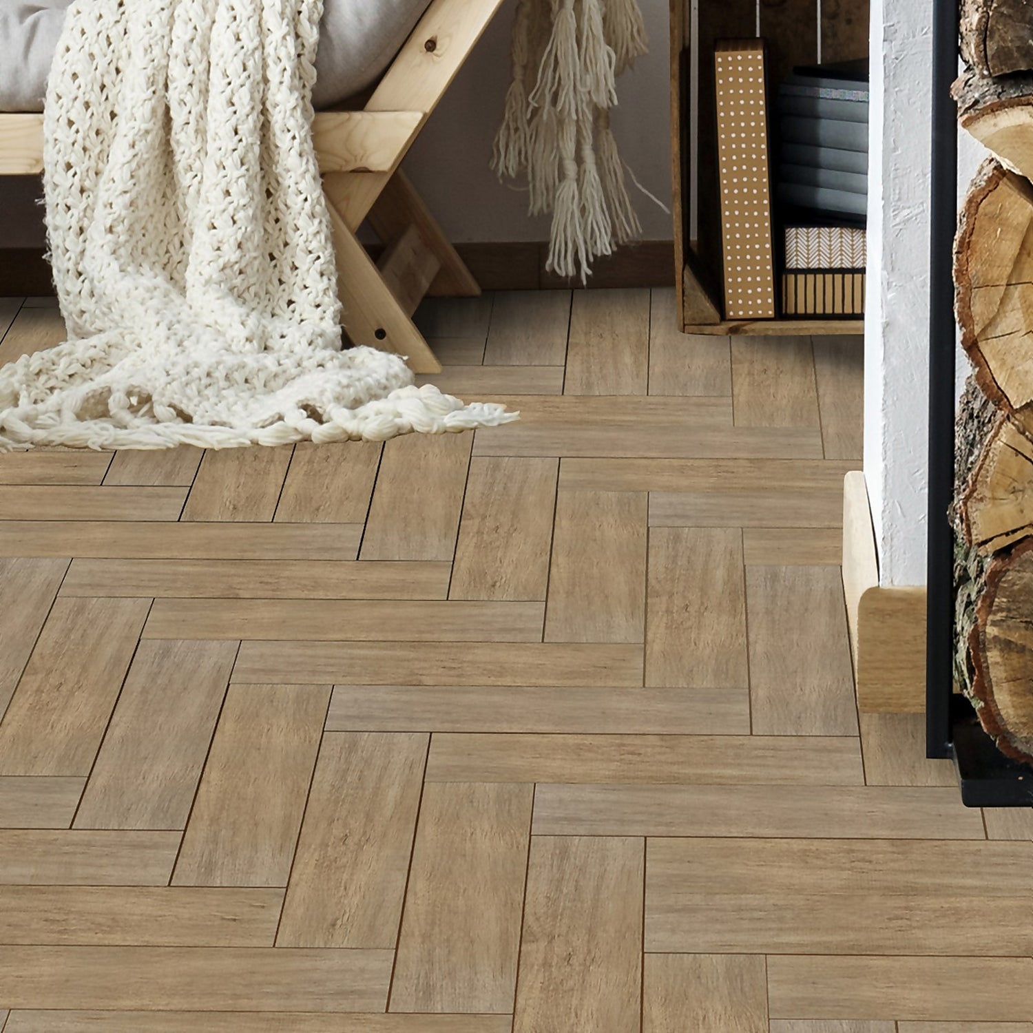 Laminate Wood Flooring Tile Effect Floor Roma