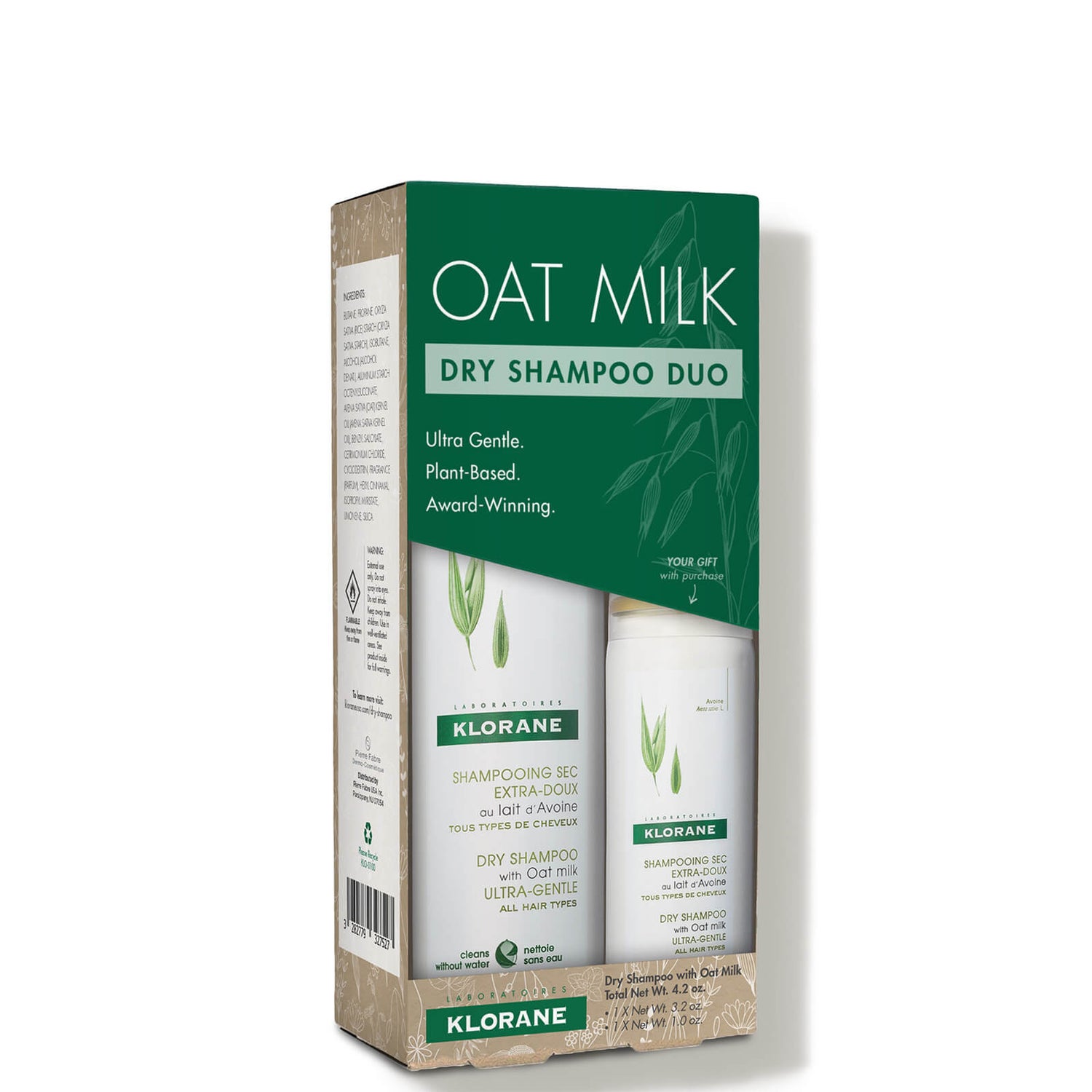 Klorane Oat Milk Dry Shampoo Set lookfantastic HK
