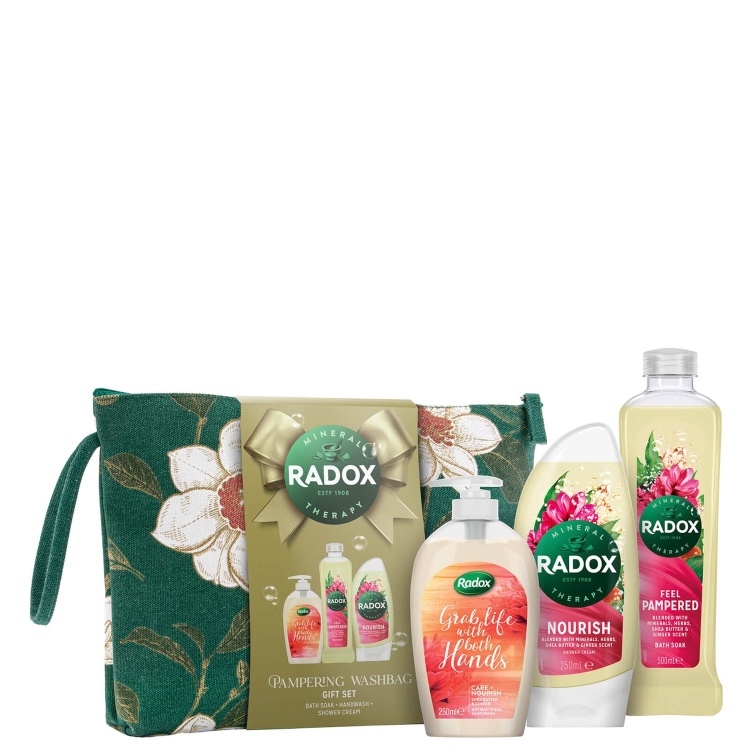 Radox Pampering Washbag Gift Set LOOKFANTASTIC