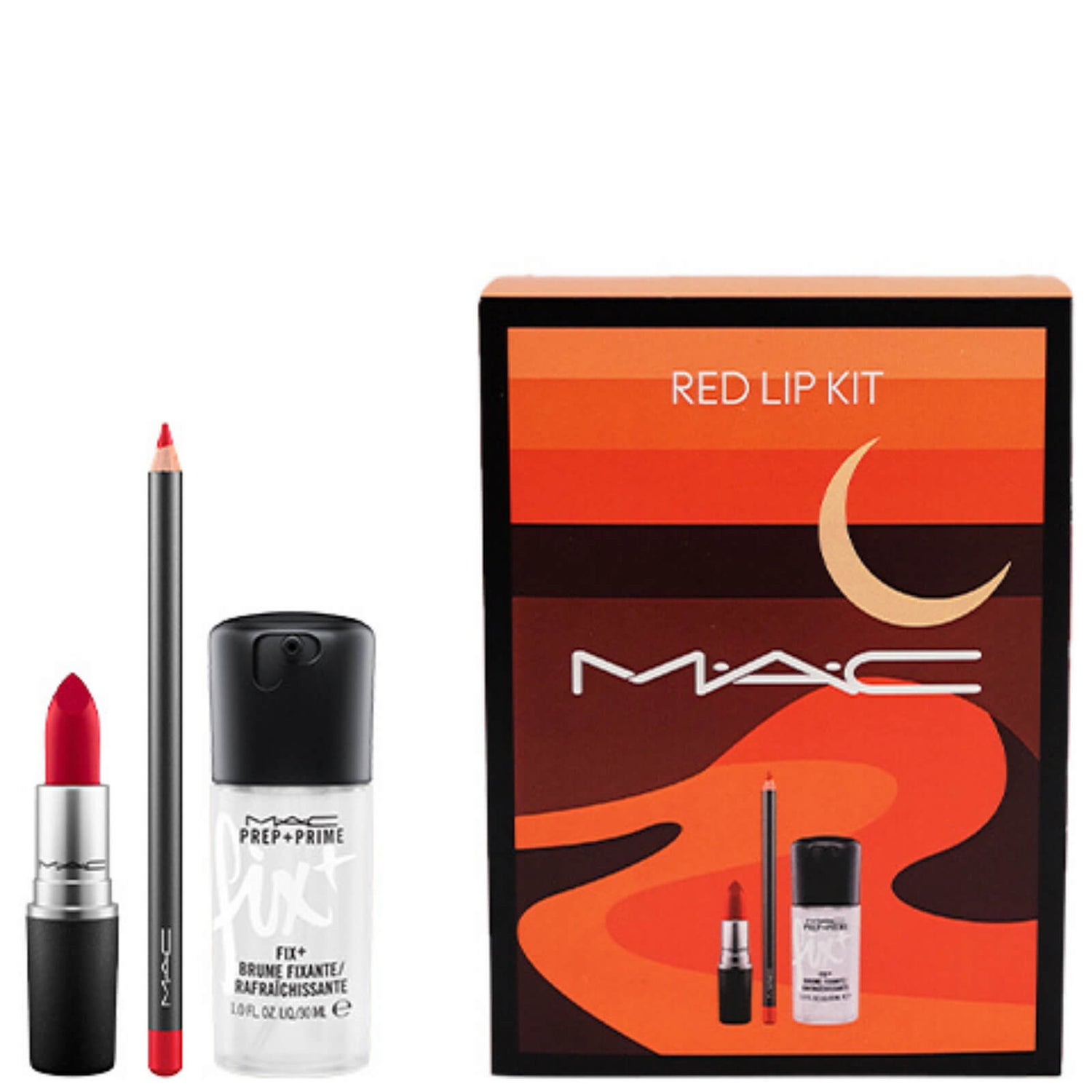 MAC Red Lip Kit LOOKFANTASTIC