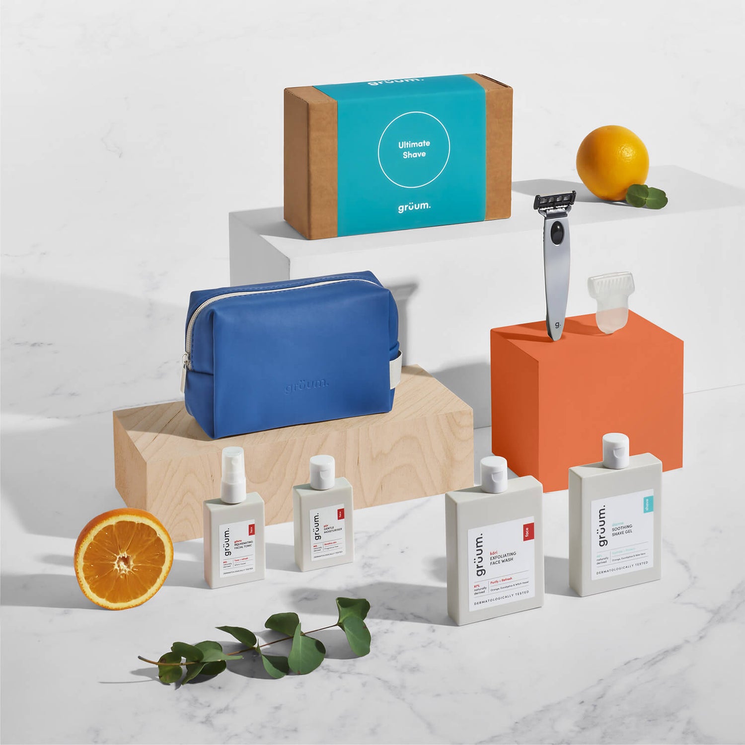 grüum Ultimate Shave Gift Set lookfantastic 台灣站