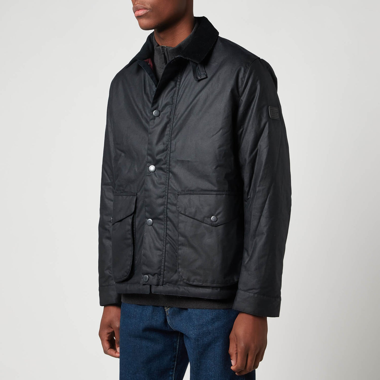 Barbour Heritage 55 Degrees North Men's Fitzroy Wax Jacket Navy