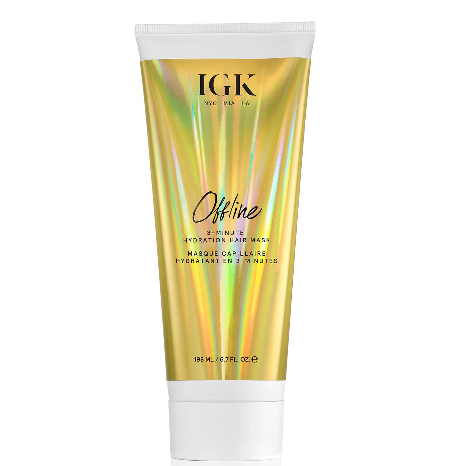 IGK Offline 3Minute Hydration Hair Mask 198ml lookfantastic Singapore