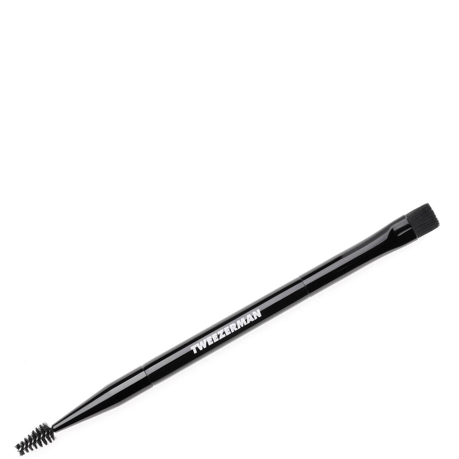 Tweezerman Dual Flat Brow Brush LOOKFANTASTIC