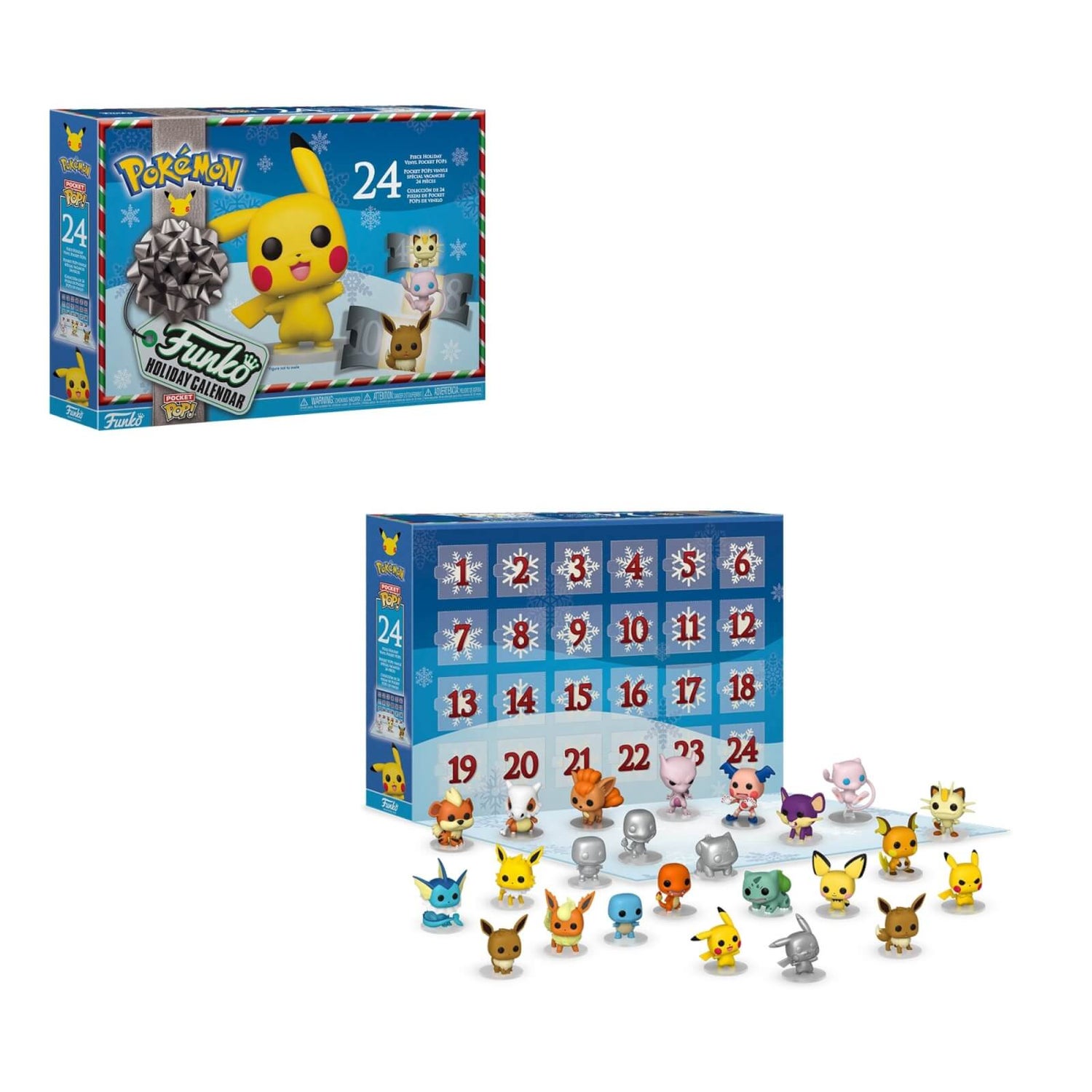 Funko Pop Pokemon Advent Calendar 2021 IN HAND 24 Pocket Pops Christmas
