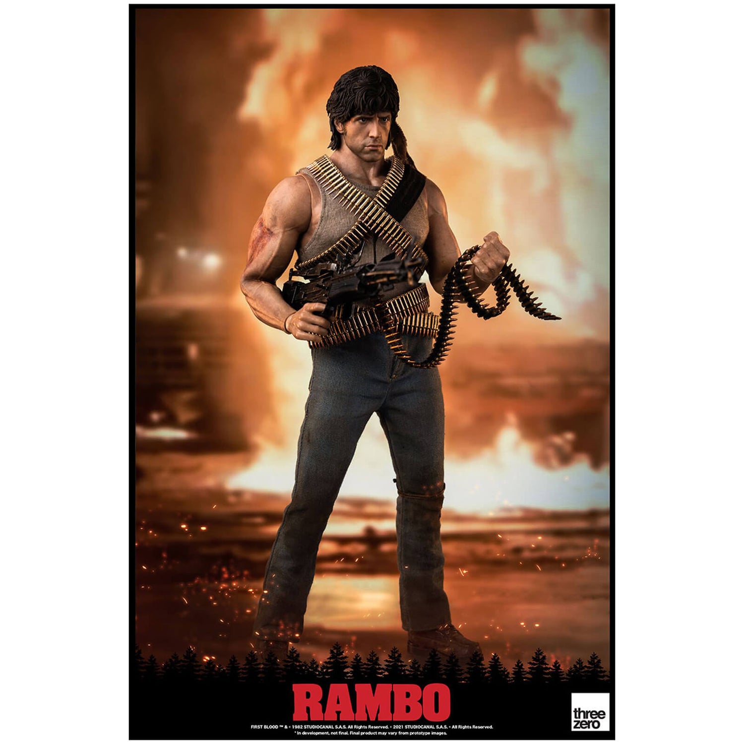 ThreeZero Rambo: First Blood 1/6 Scale Collectible Figure - John Rambo ...