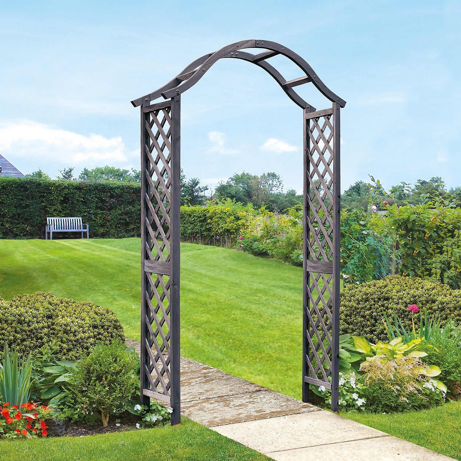 Homebase Arch Garden Fence Fasci Garden