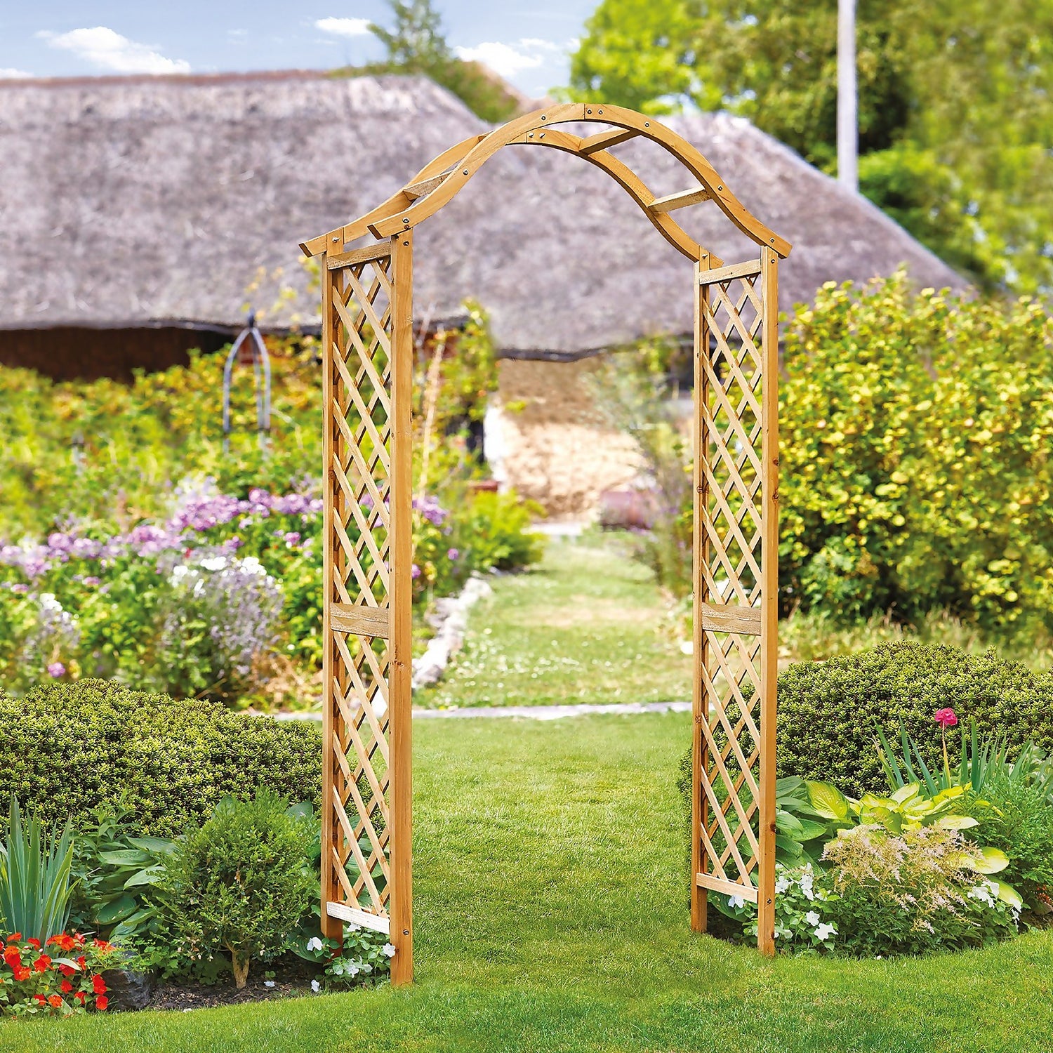 Homebase Arch Garden Fence Fasci Garden