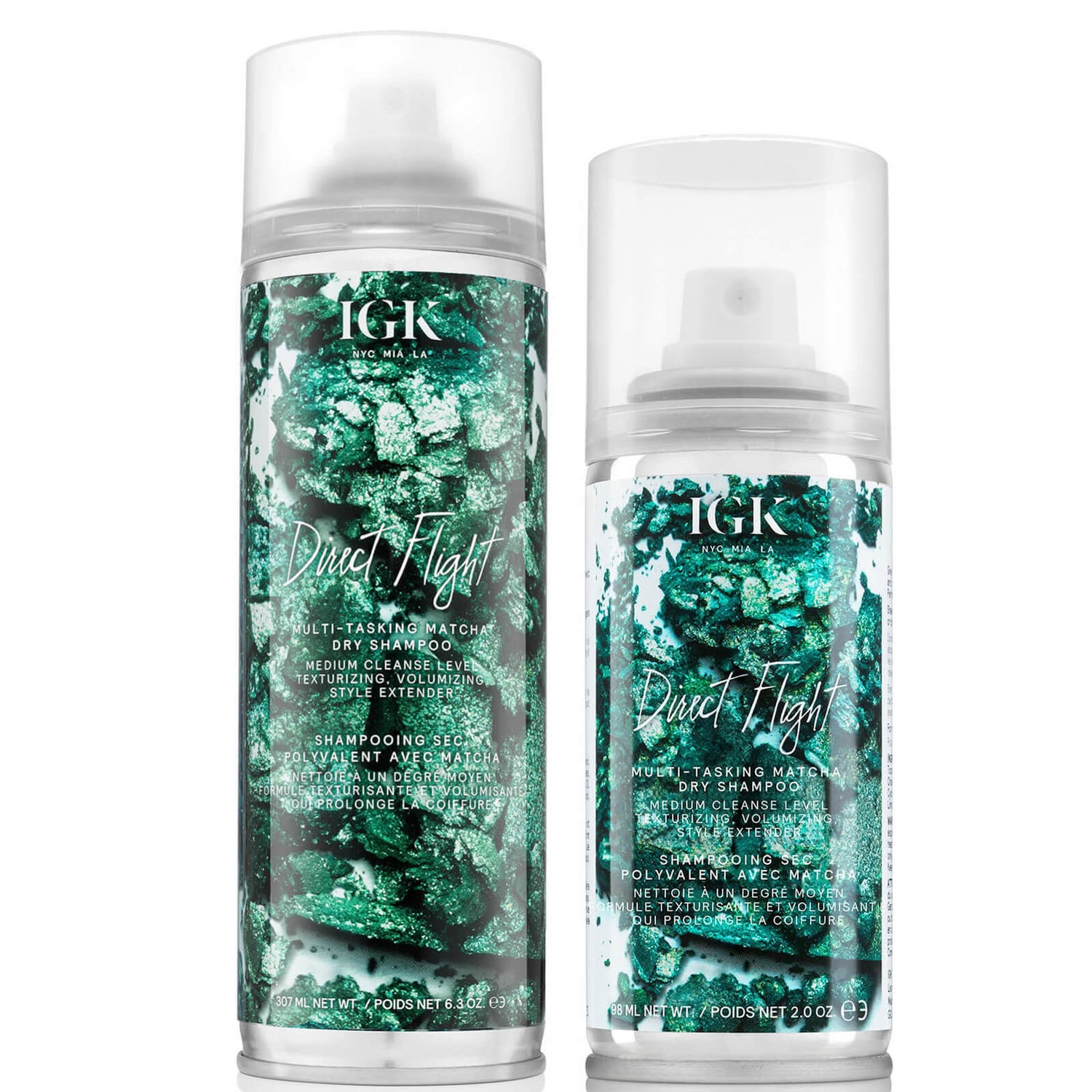 IGK Direct Flight MultiTasking Dry Shampoo Home and Away Travel Duo