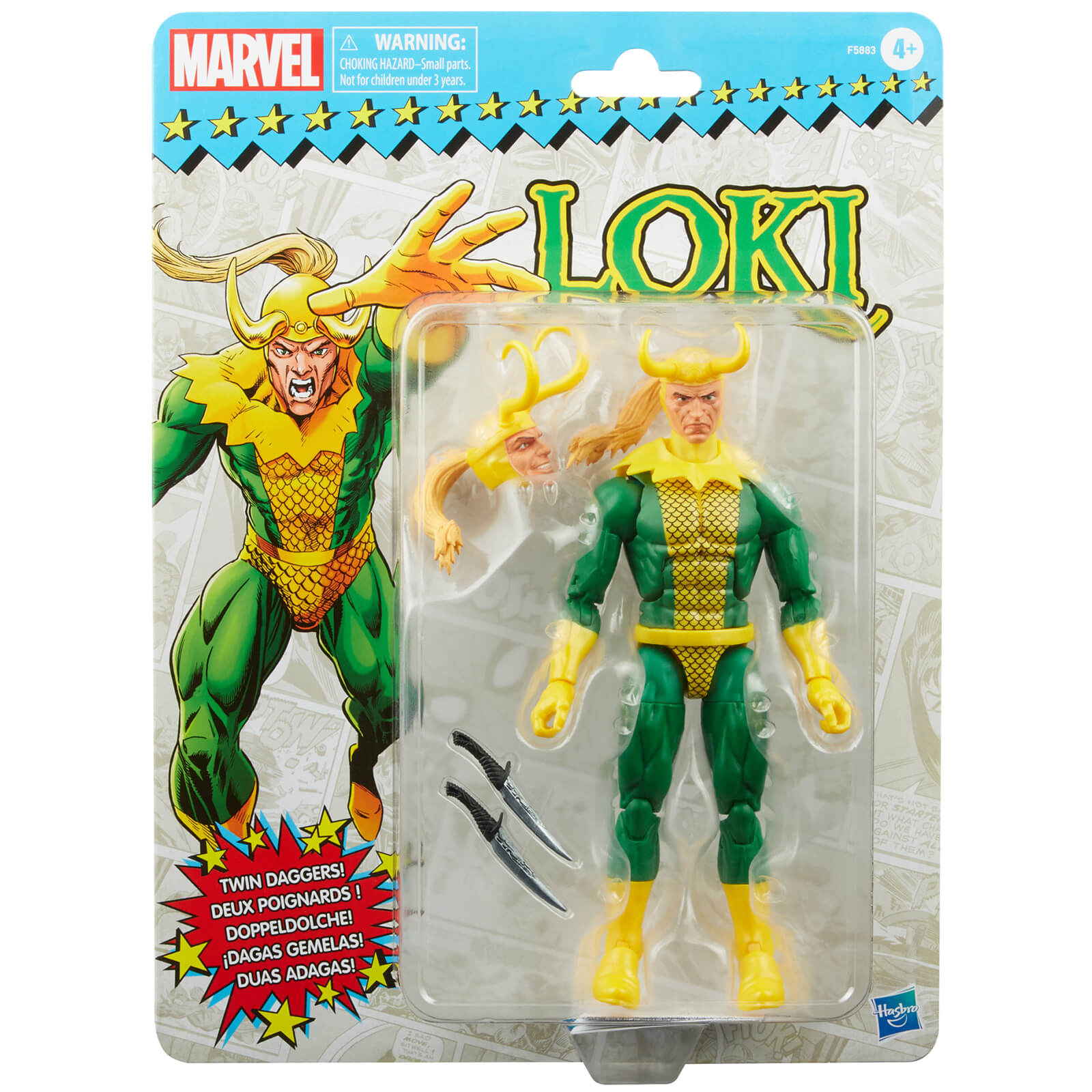 Marvel Legends Series Loki 6" Collectible Marvel Comics Action Figure Toy For Ages 6 & Up With Accessory & Build-A-FigurePiece | Generations Of Toys, LLC
