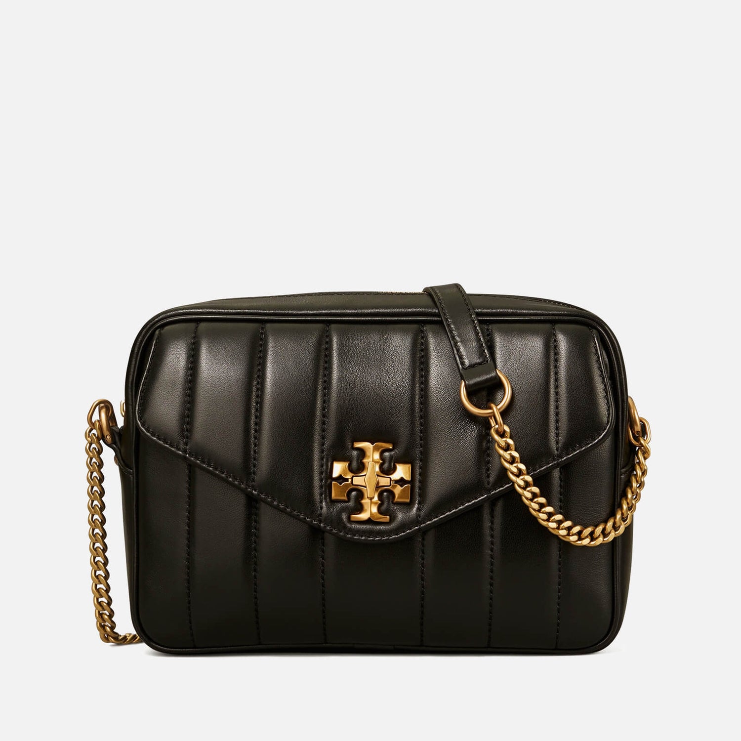 Tory Burch Women's Kira Turnlock Camera Bag Black