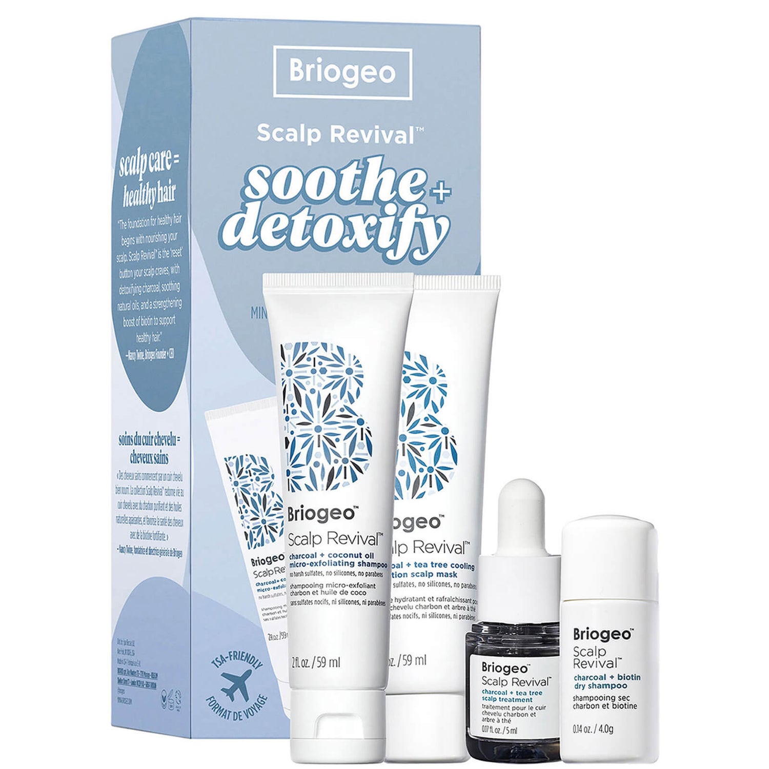 Briogeo Scalp Revival Soothe + Detoxify Minis Hair Kit Cult Beauty