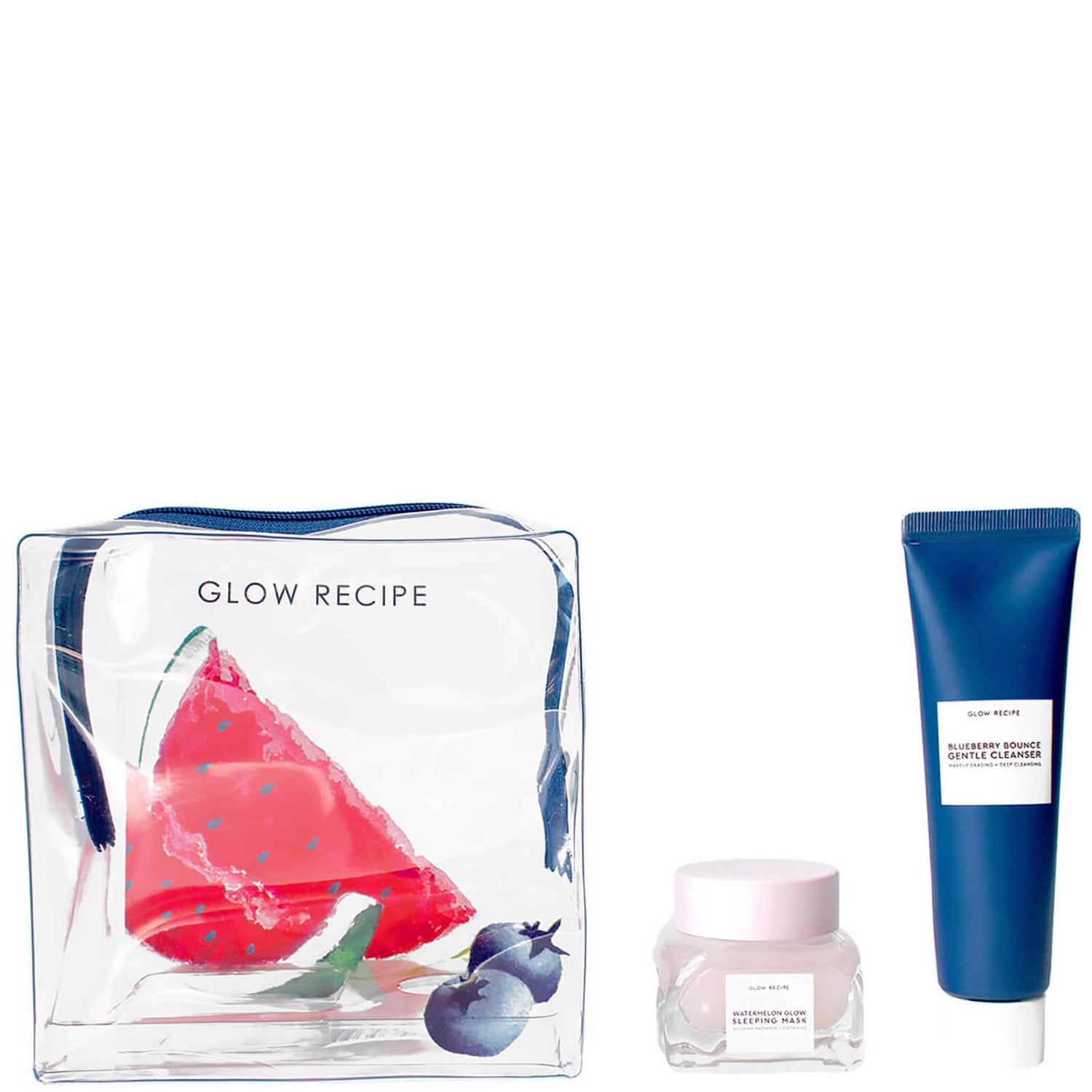 Glow recipe makeup bag