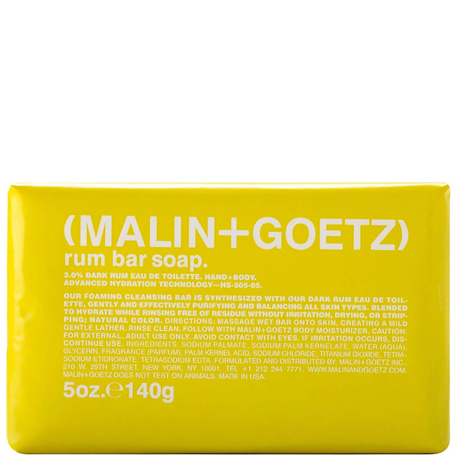 MALIN + GOETZ Rum Bar Soap Cult Beauty