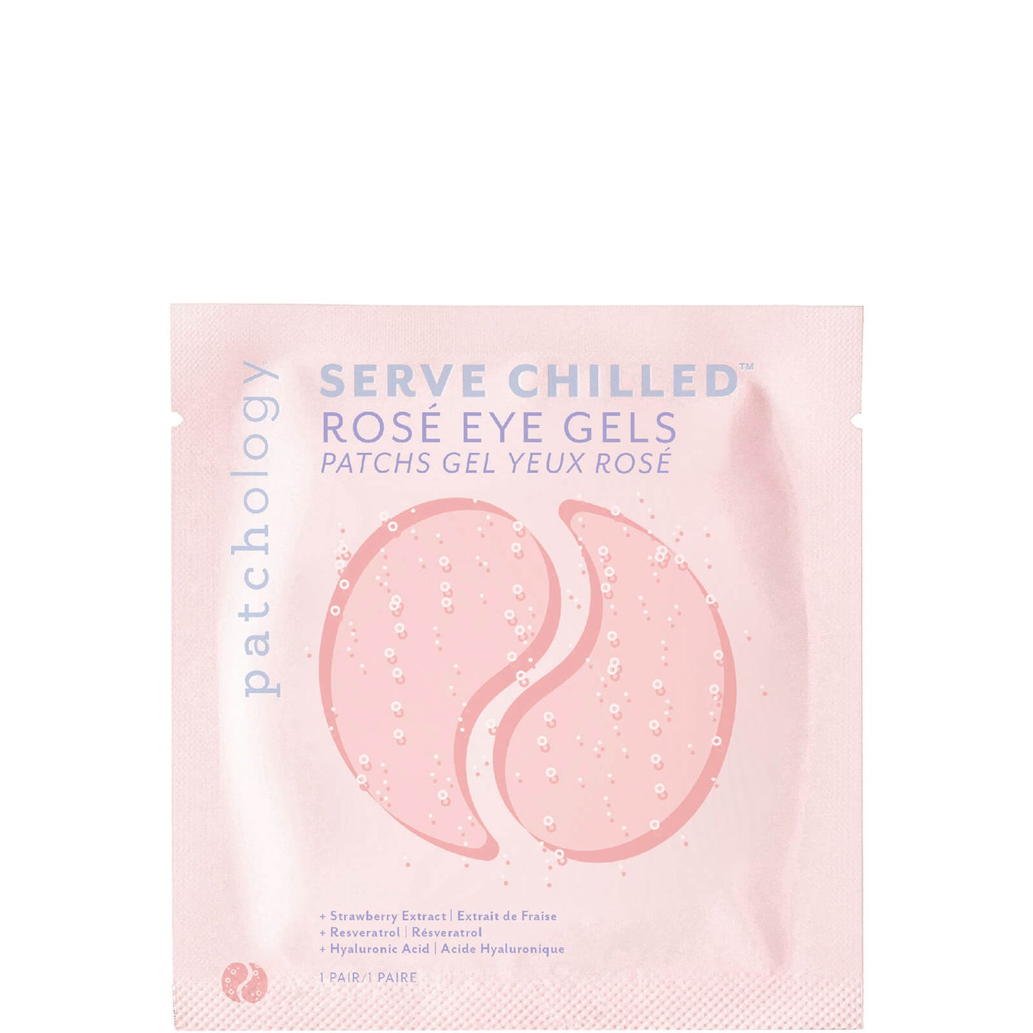 Patchology Serve Chilled Rosé Eye Gels Single Cult Beauty