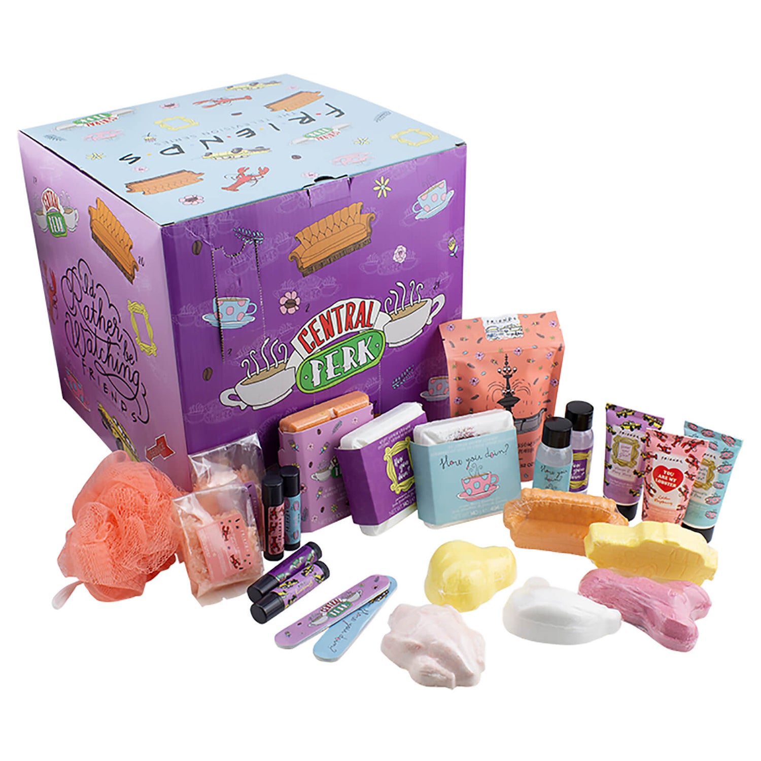 Friends Beauty 24 Door Advent Calendar Cube retro vibes and nostalgia