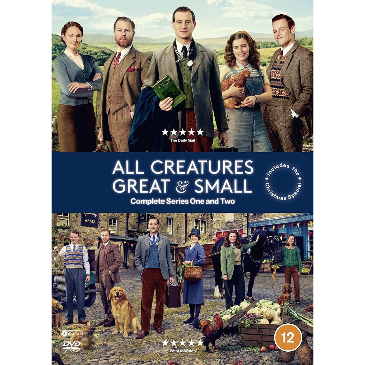 All Creatures Great & Small: Series 1-2 DVD - Zavvi UK