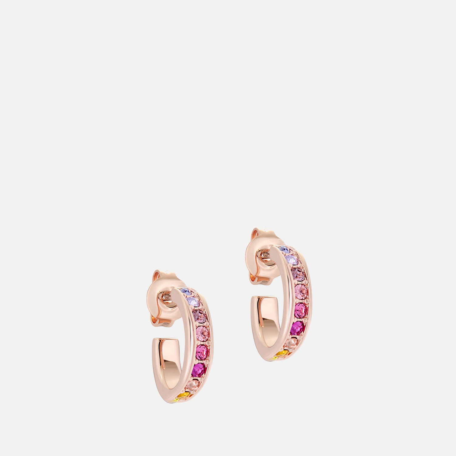 Ted Baker Seenita Crystal Nano Huggy Hoop Earrings In Silver | ASOS - Foto 6