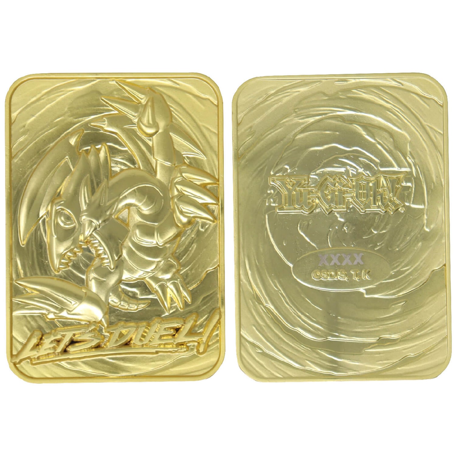 Fanattik: Yu-Gi-Oh! Limited Edition 24K Gold Plated Collectible - Blue ...