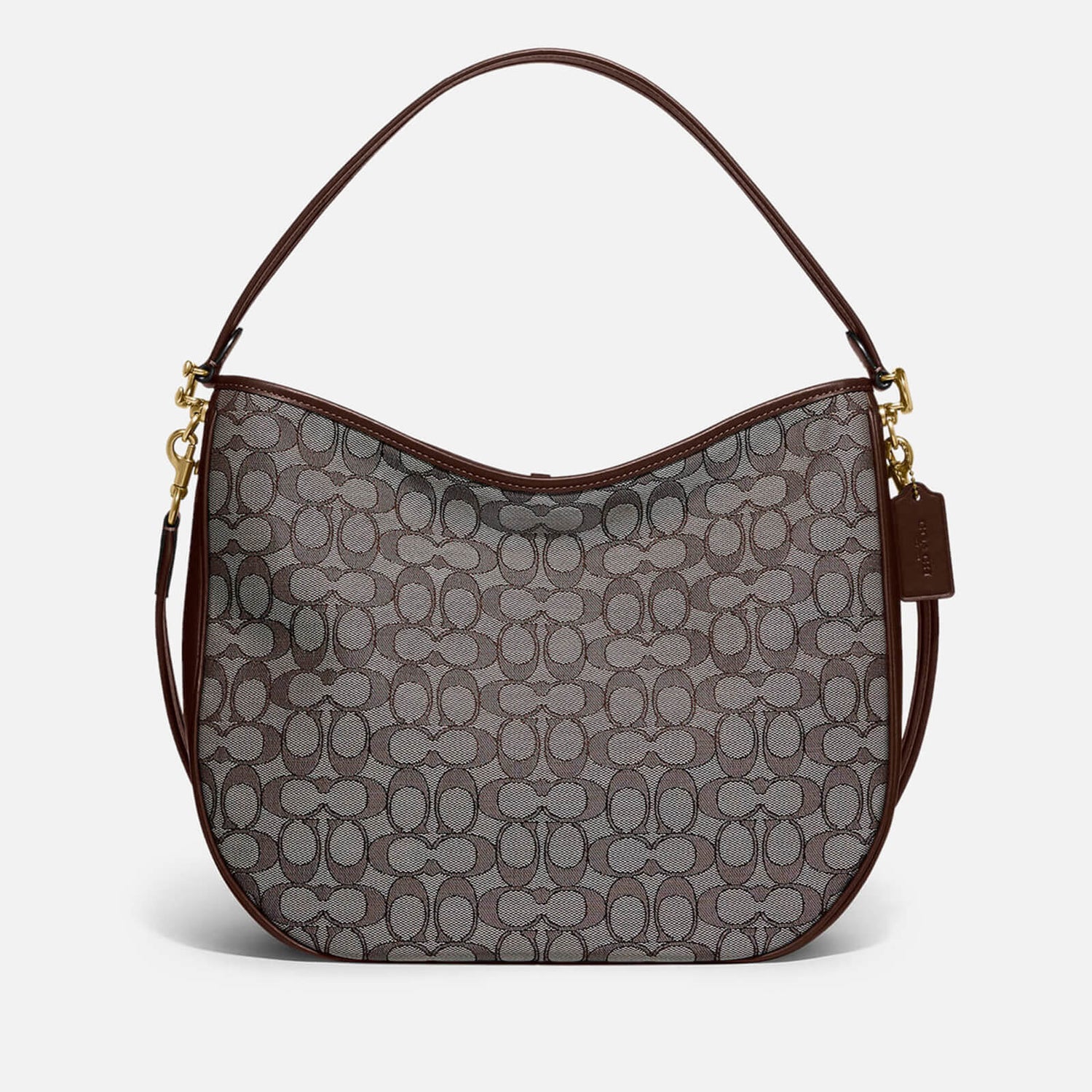 Coach Women's Signature Jacquard Soft Tabby Hobo Bag Oak maple 免邮