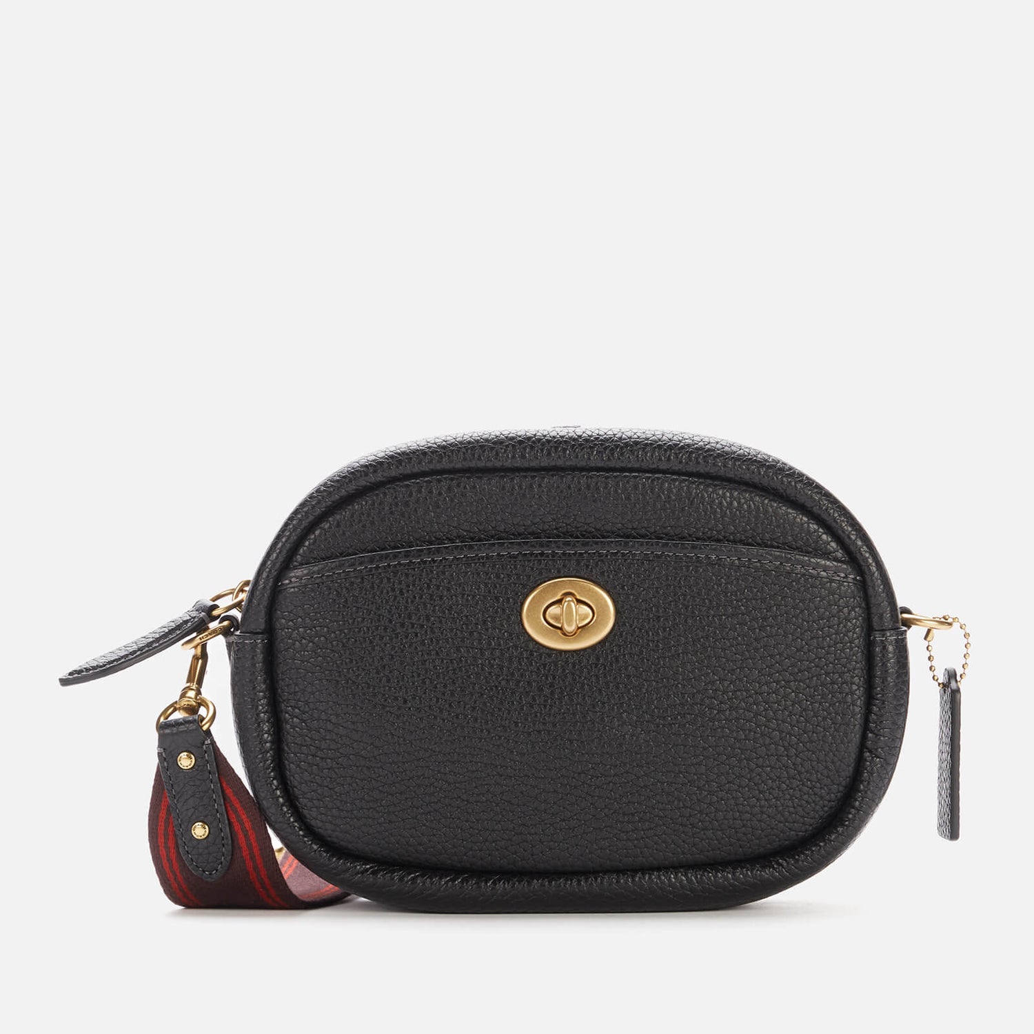 Coach Women's Soft Pebble Leather Camera Bag Black