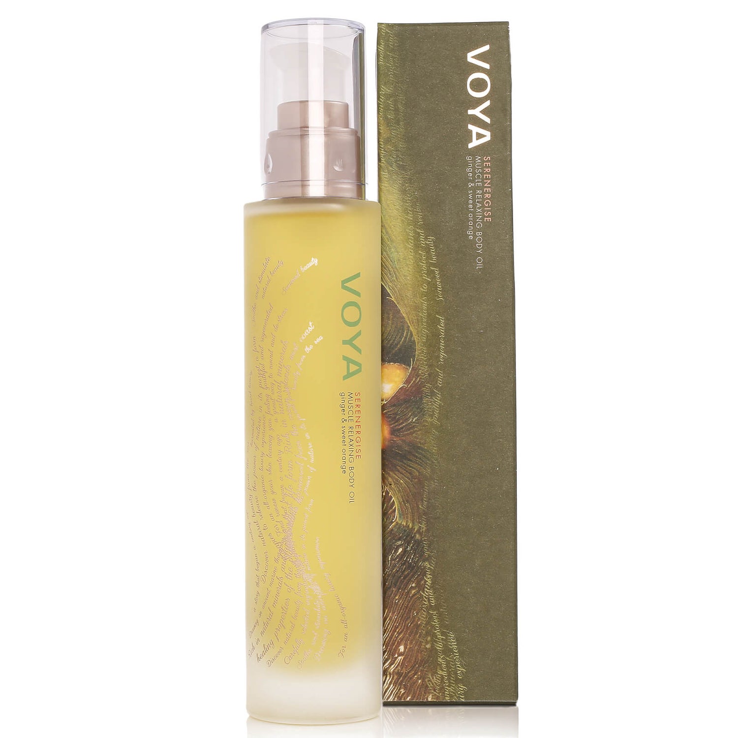 VOYA Serenergise Muscle Relaxing Body Oil 100ml LOOKFANTASTIC