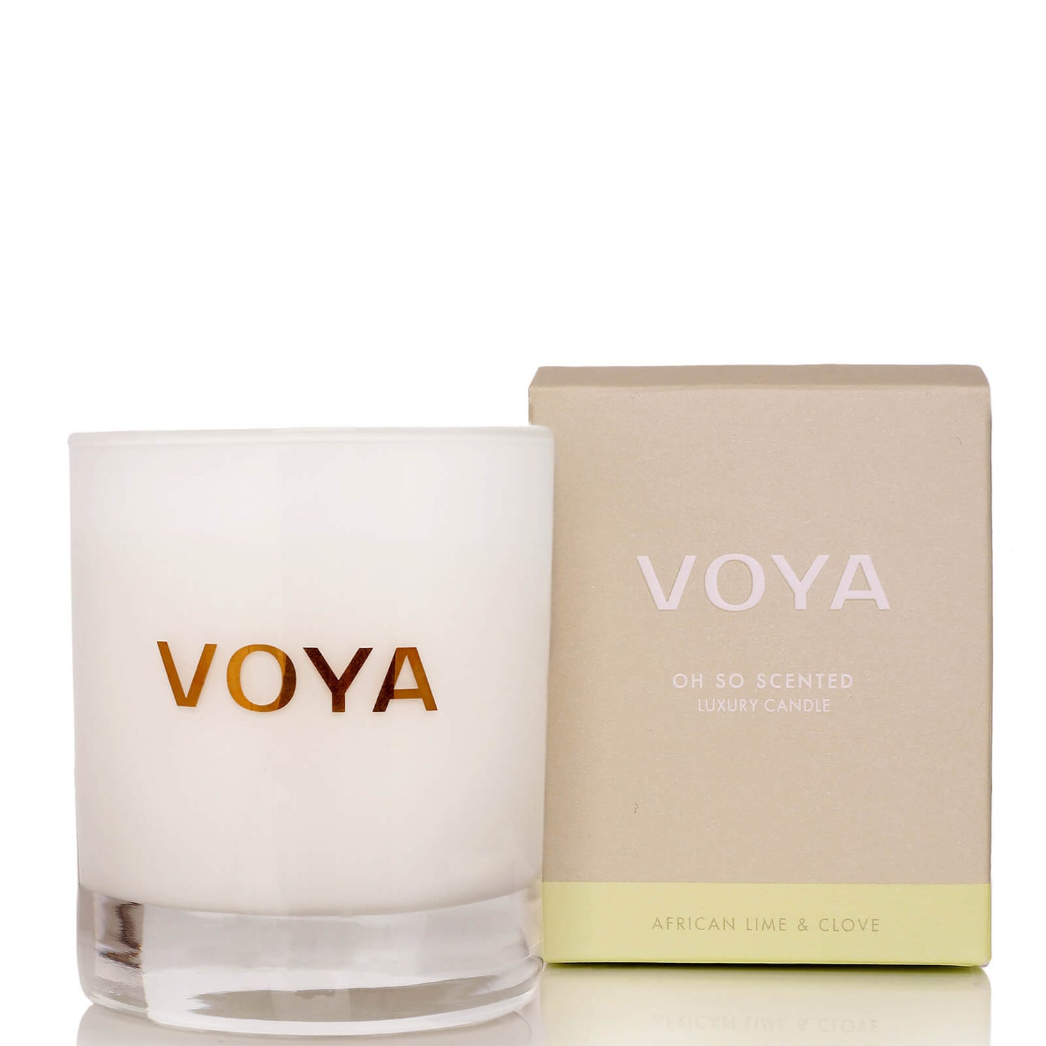 VOYA Luxury Scented Candle African Lime and Clove 20ml LOOKFANTASTIC
