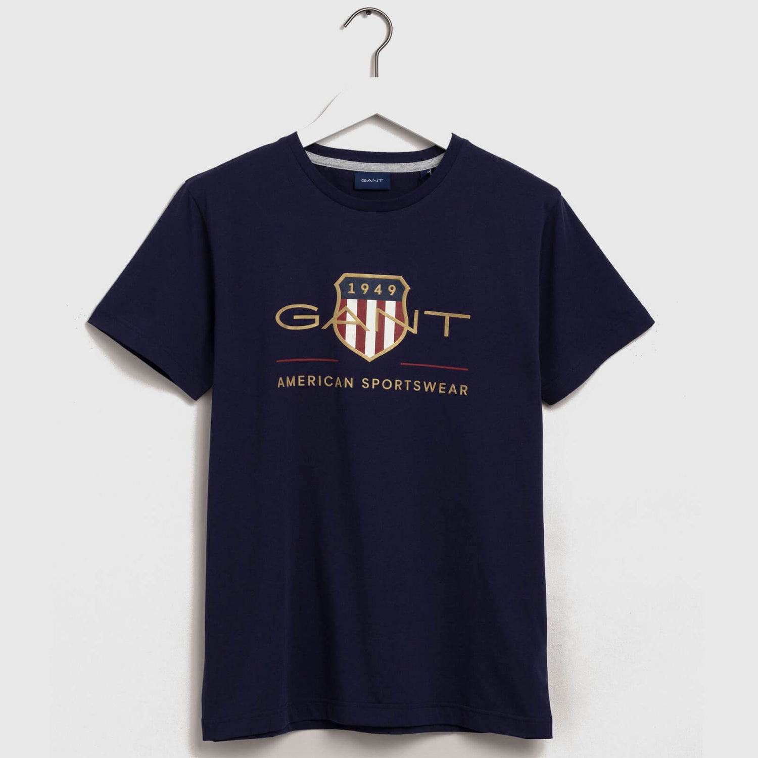 GANT Men's Archive Shield T-Shirt - Evening Blue | TheHut.com
