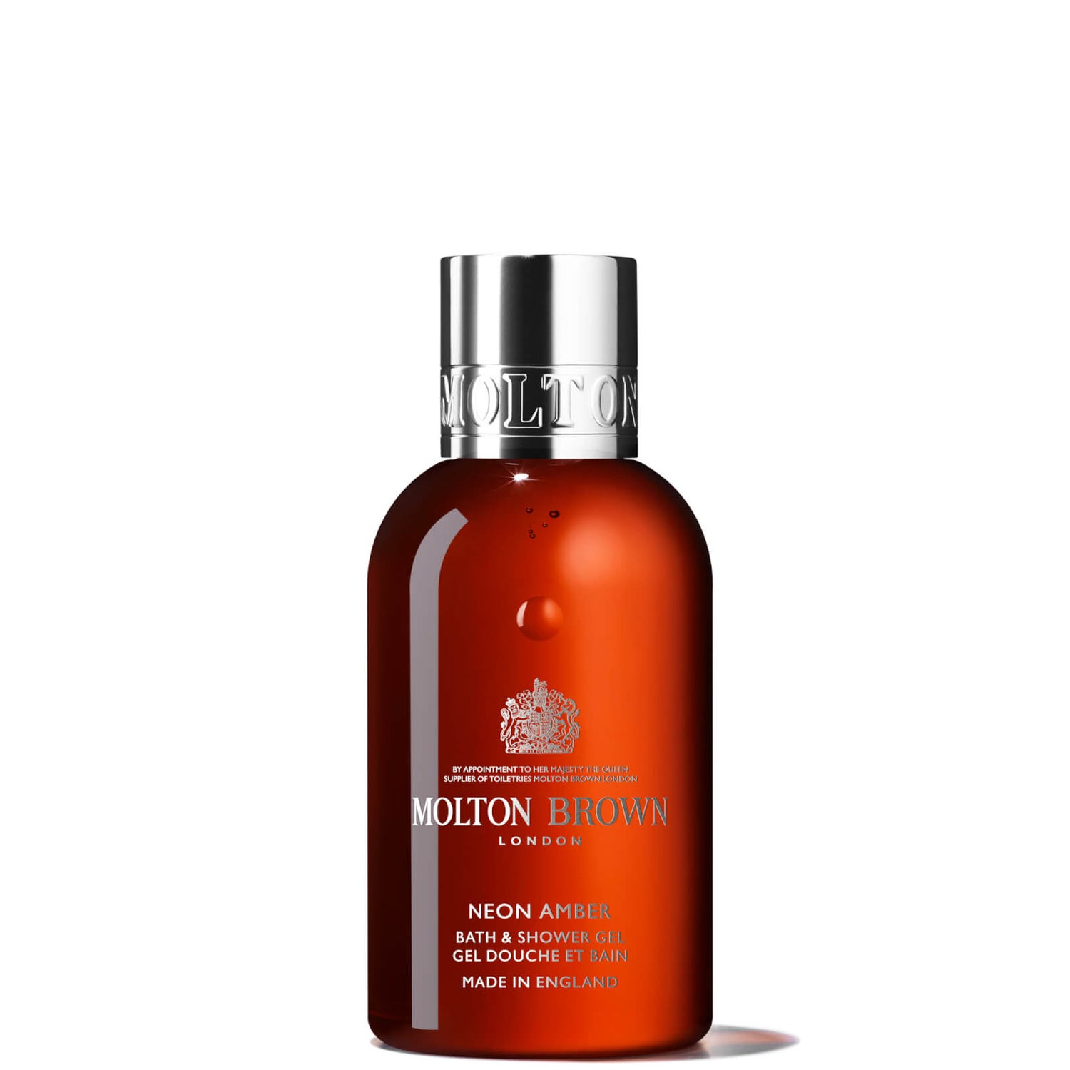 MOLTON BROWN SAMPLE Neon Amber Bath and Shower Gel LOOKFANTASTIC