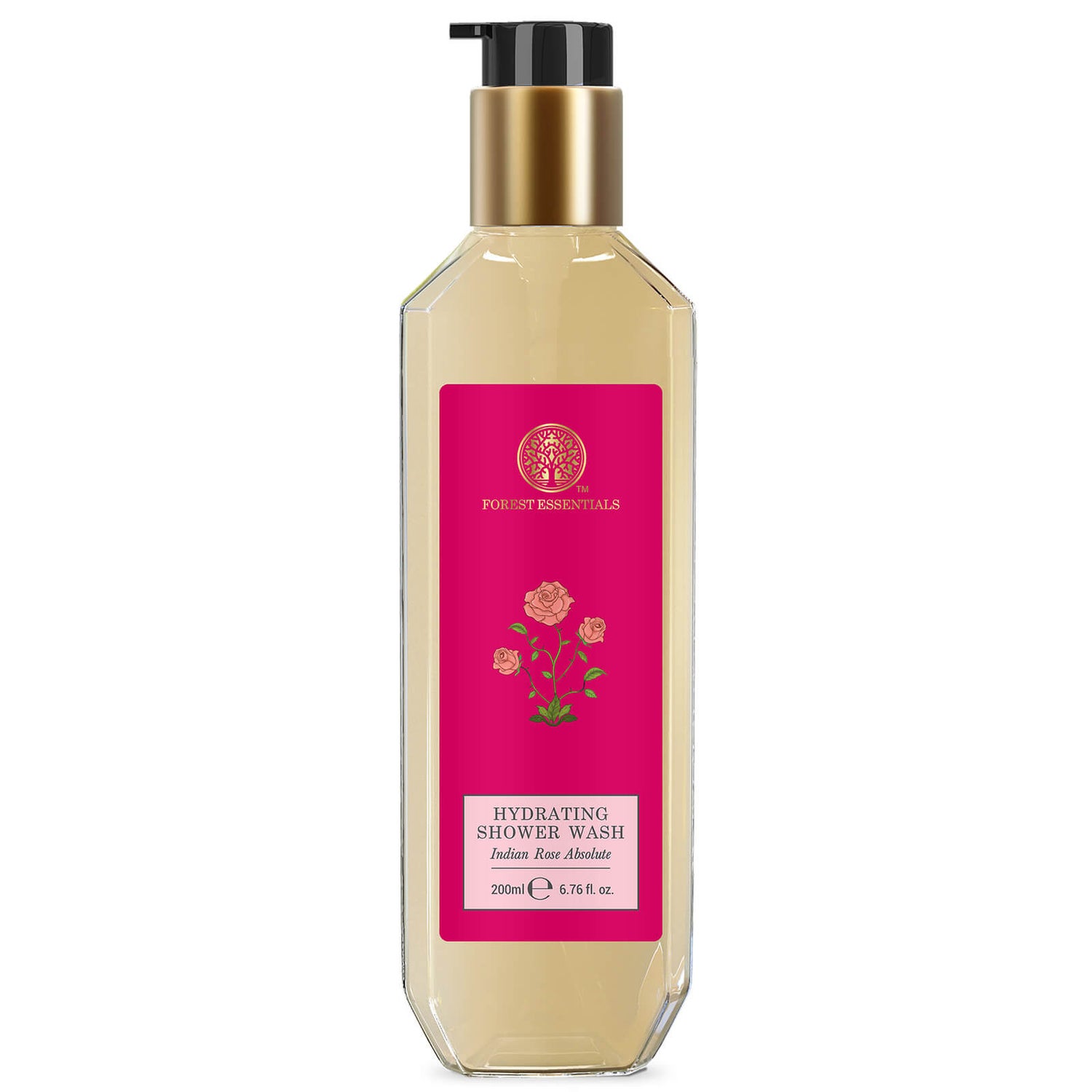 Forest Essentials Hydrating Shower Wash Indian Rose Absolute (Various