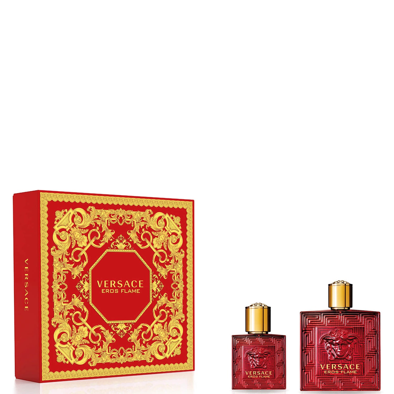 Versace Eros Flame Eau de Parfum Set LOOKFANTASTIC