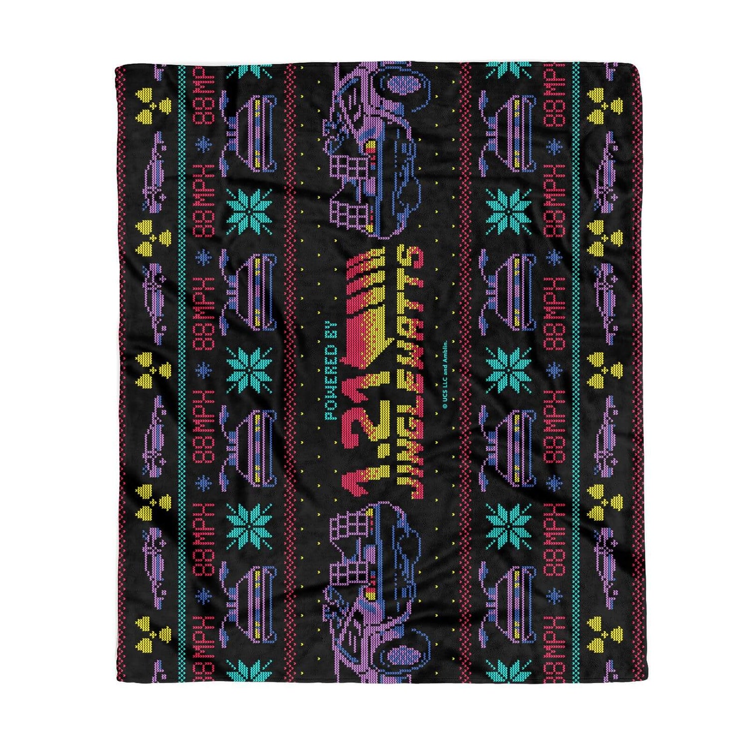 Back To The Future Jingle Watts Fleece Blanket Homeware Zavvi UK