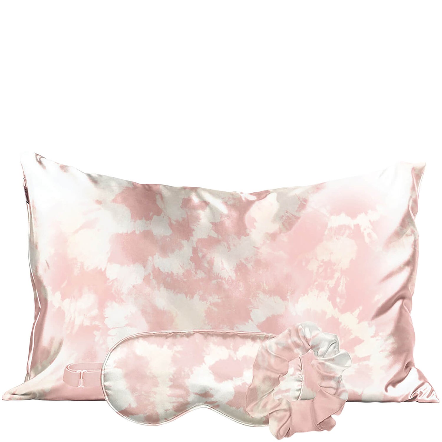 Kitsch RESET EDIT Satin Sleep Set Blush TieDye LOOKFANTASTIC