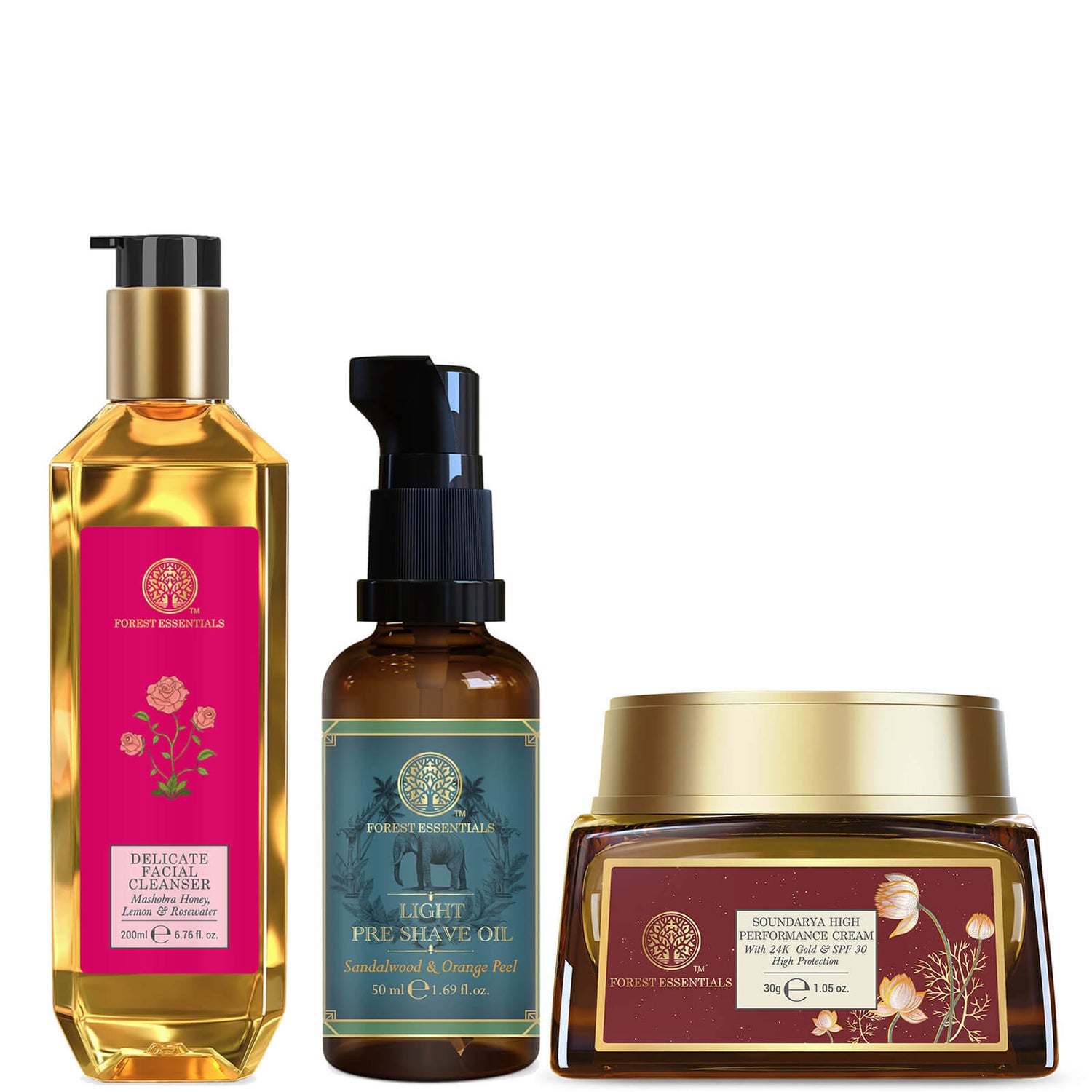 Forest Essentials Morning Kit for Dry Skin Free US Shipping